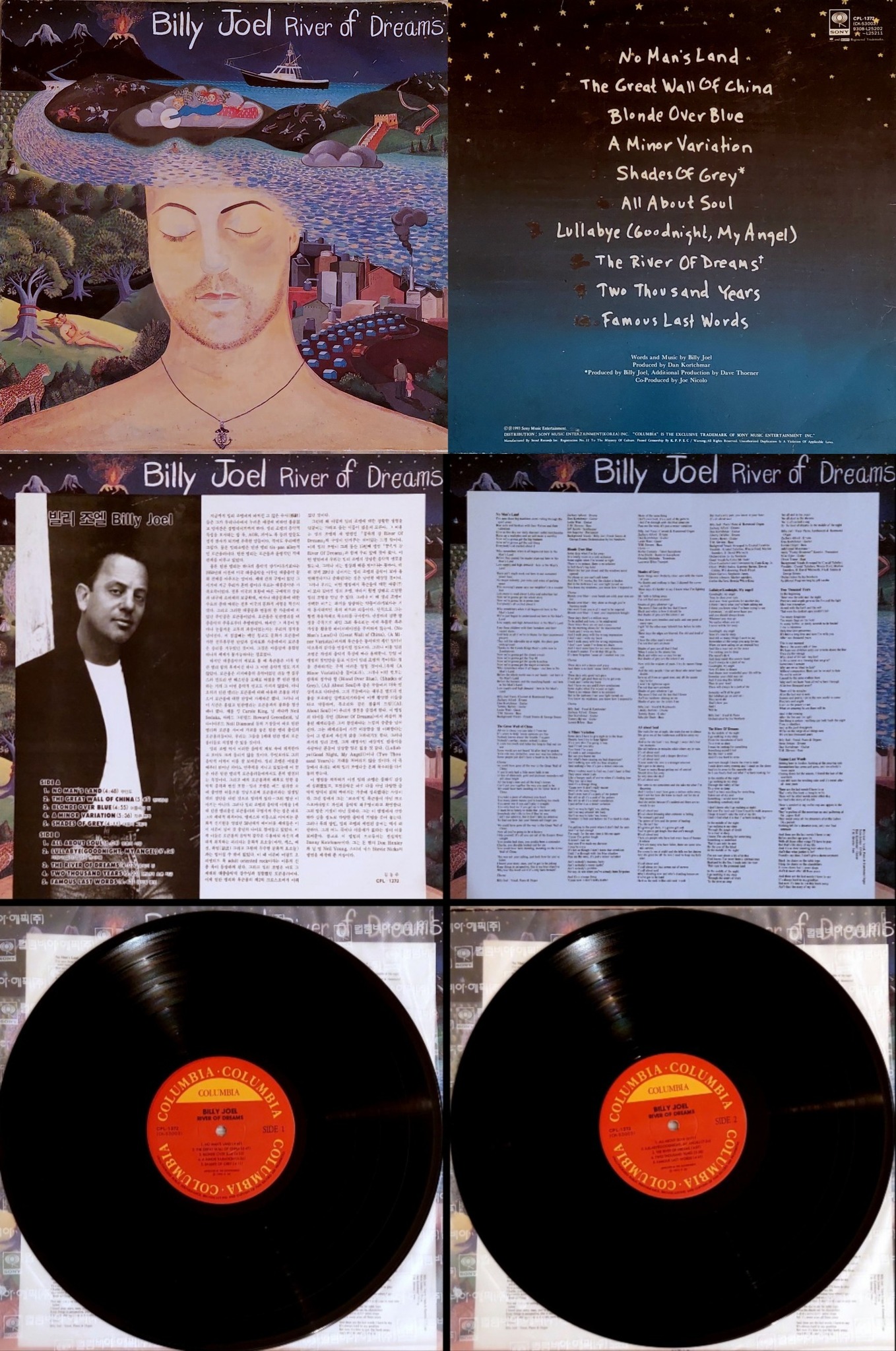 Billy Joel's River of Dreams album on LP