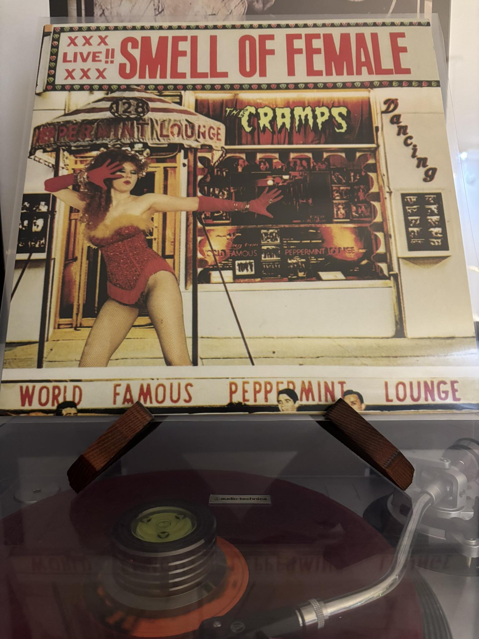 The Cramps - Smell of Female, 1983, Big Beat Record. 2011 reissue.