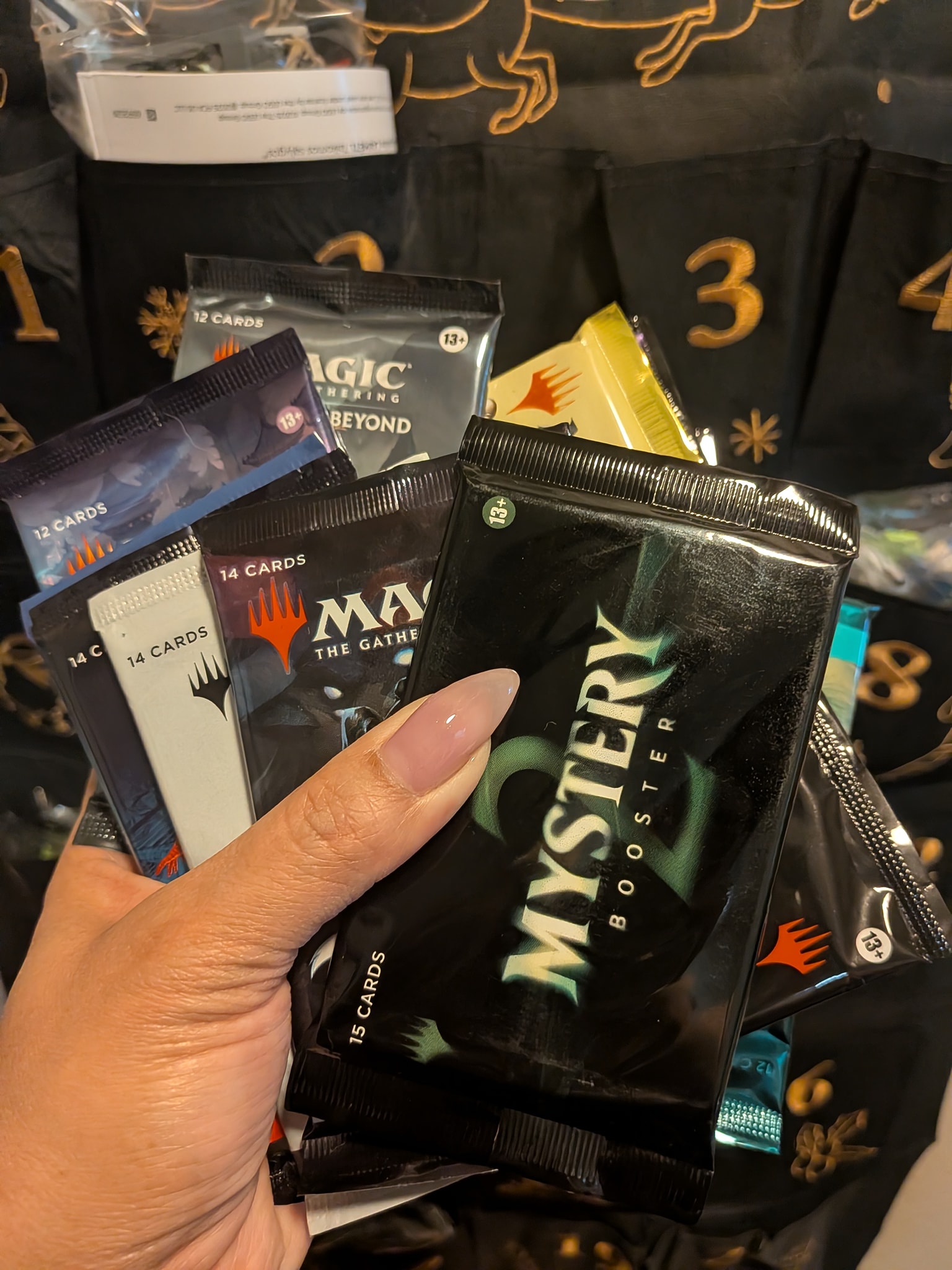 Magic: the Gathering MTG | Made an Advent calendar for hubby with ...