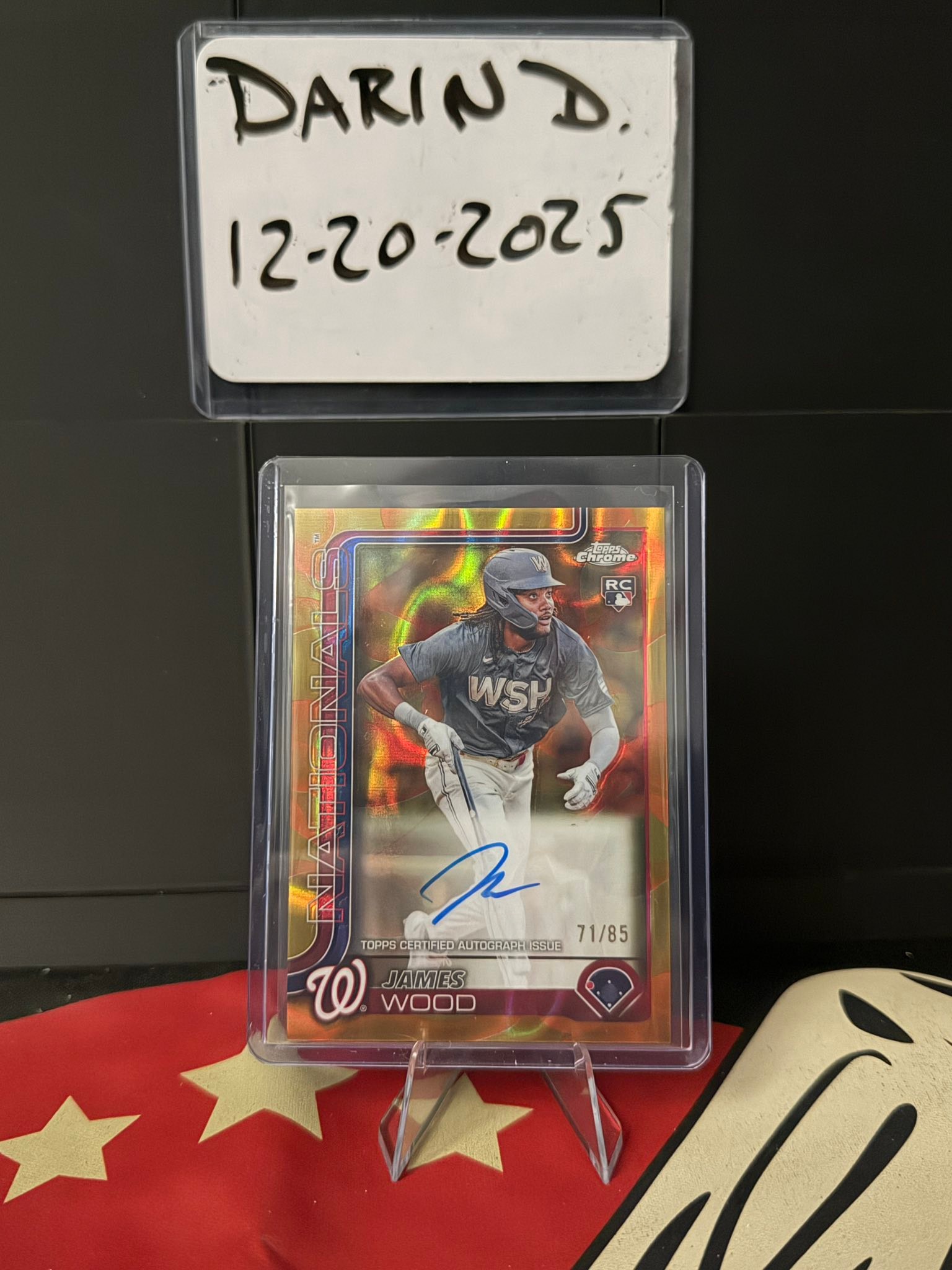 James Wood 2025 Topps RC card investment