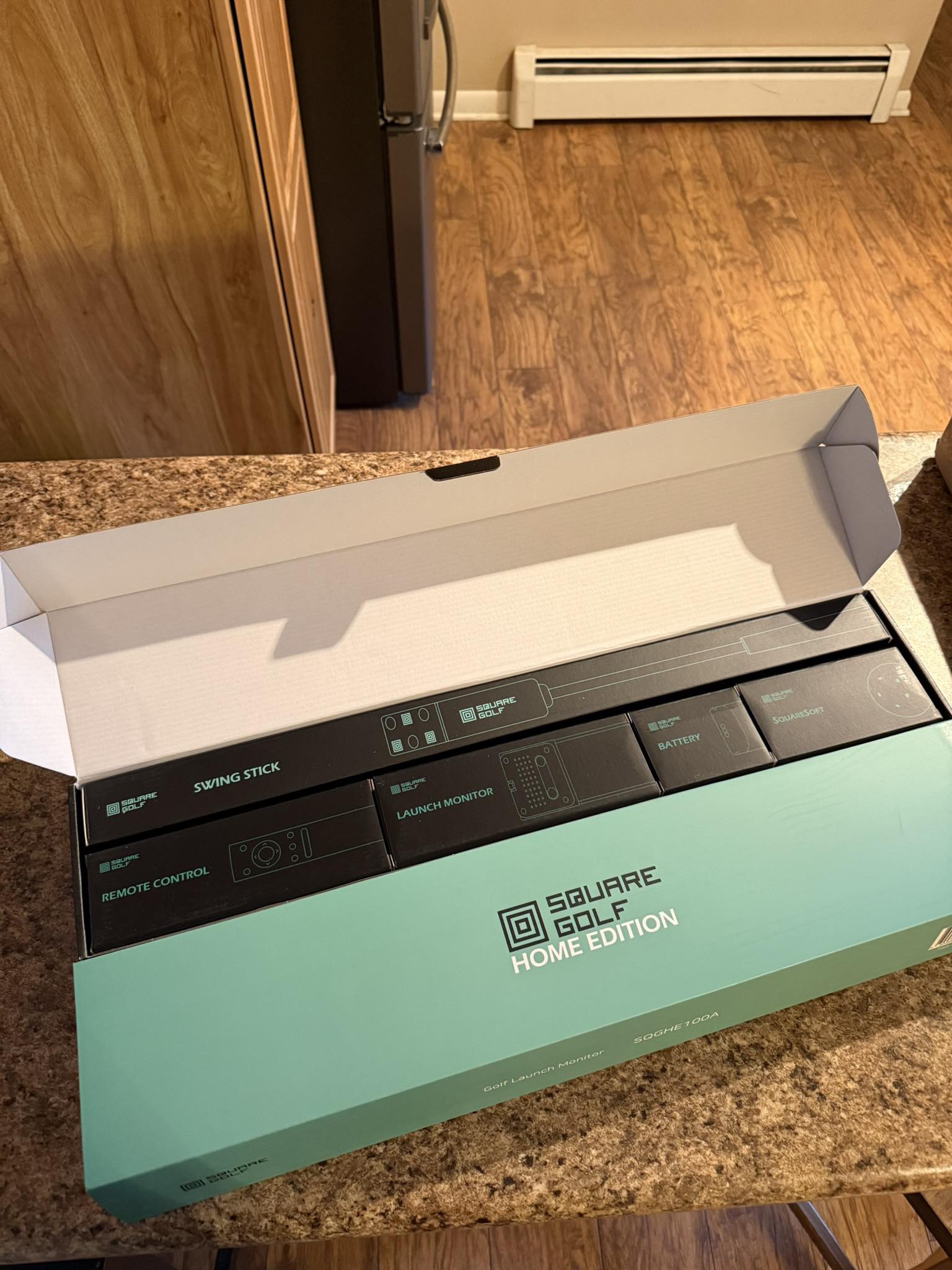 Square Golf Home Edition launch monitor for junior golfer practice