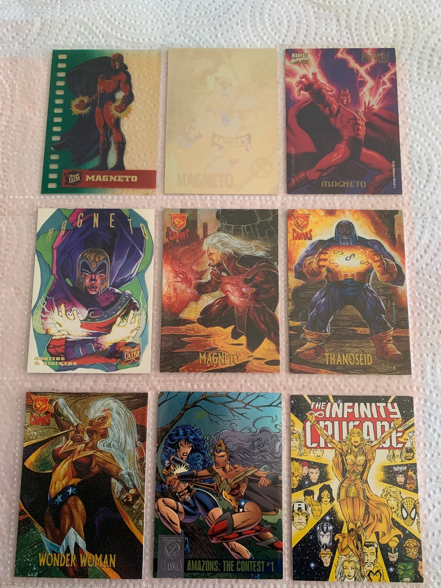 marvel card binder Lotadilo for 4 Pocket with 440 Pockets sleeved) Lot - Binder full of