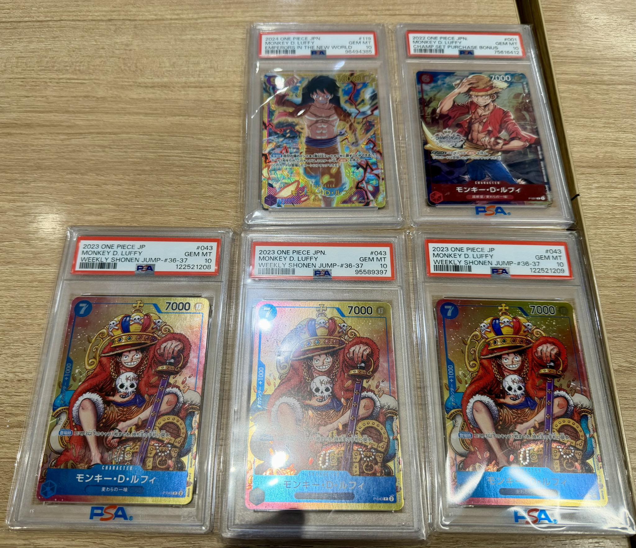 ? PSA 10 GEM MINT — Monkey D. Luffy #014 | ONE PIECE Magazine Vol 