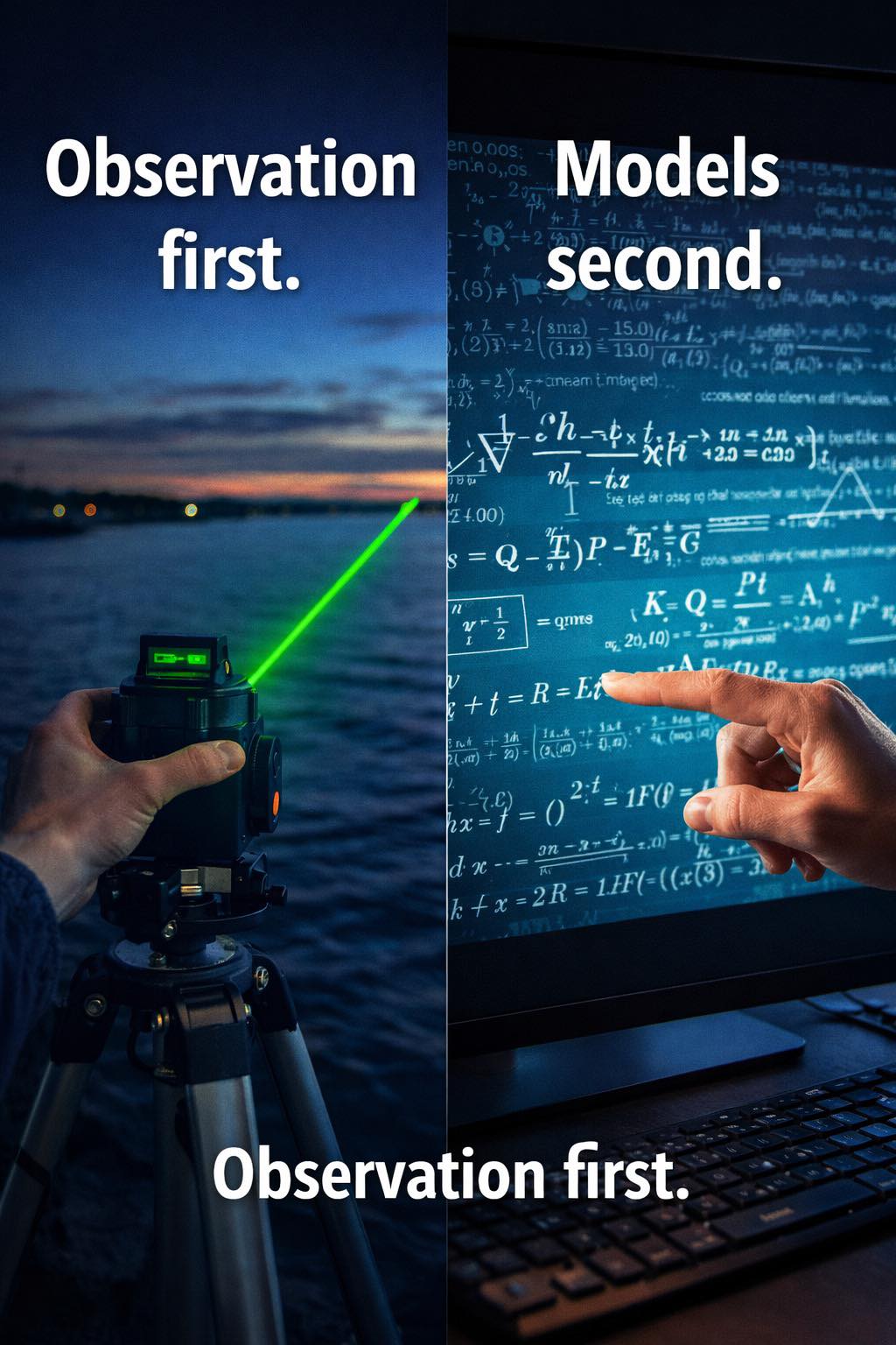 Alex - 🧪 Science vs Scientism “Observe first. Believe models later ...