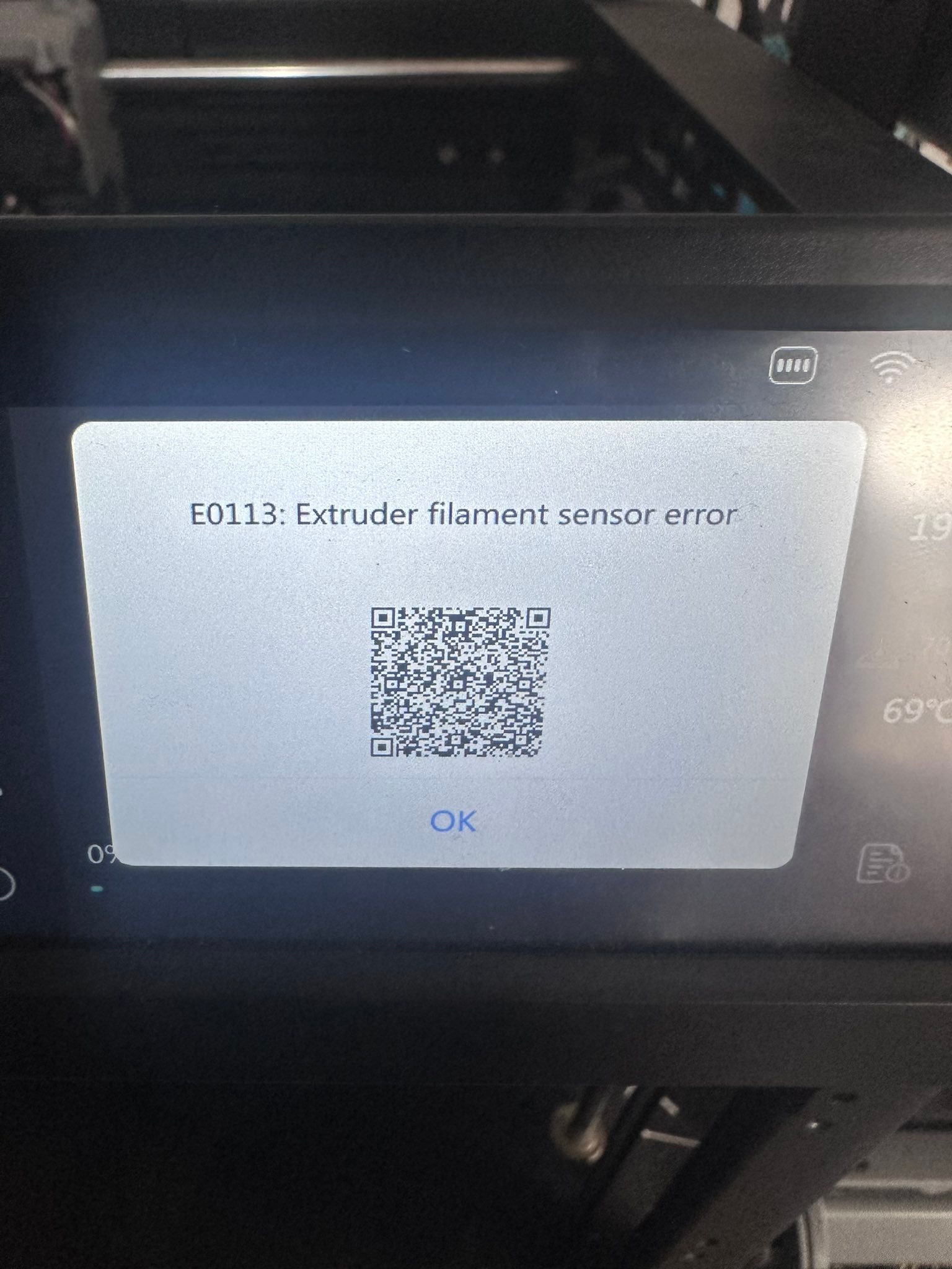 FLASHFORGE ADVENTURER 5 OWNERS GROUP | Hey guys I got an error message ...