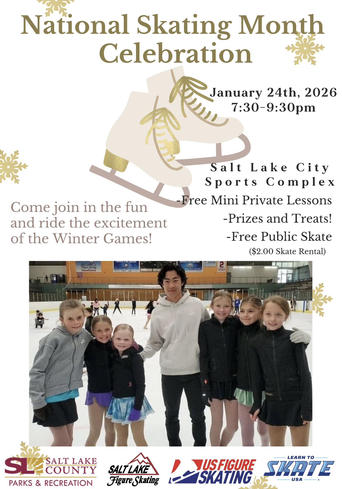 Utah Skating Events Calendar
