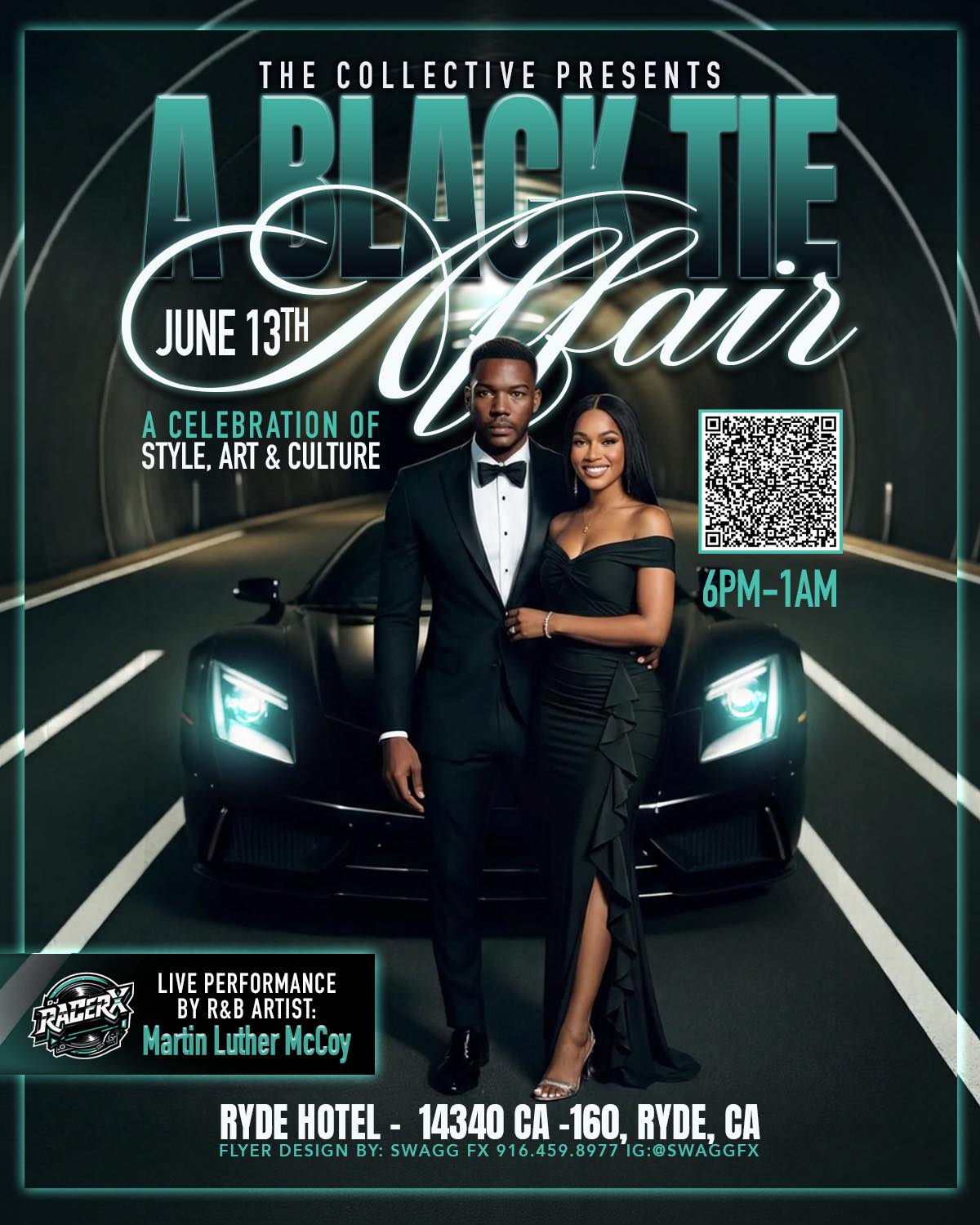 Here is something different! A Black Tie Affair June 13th @ The 
