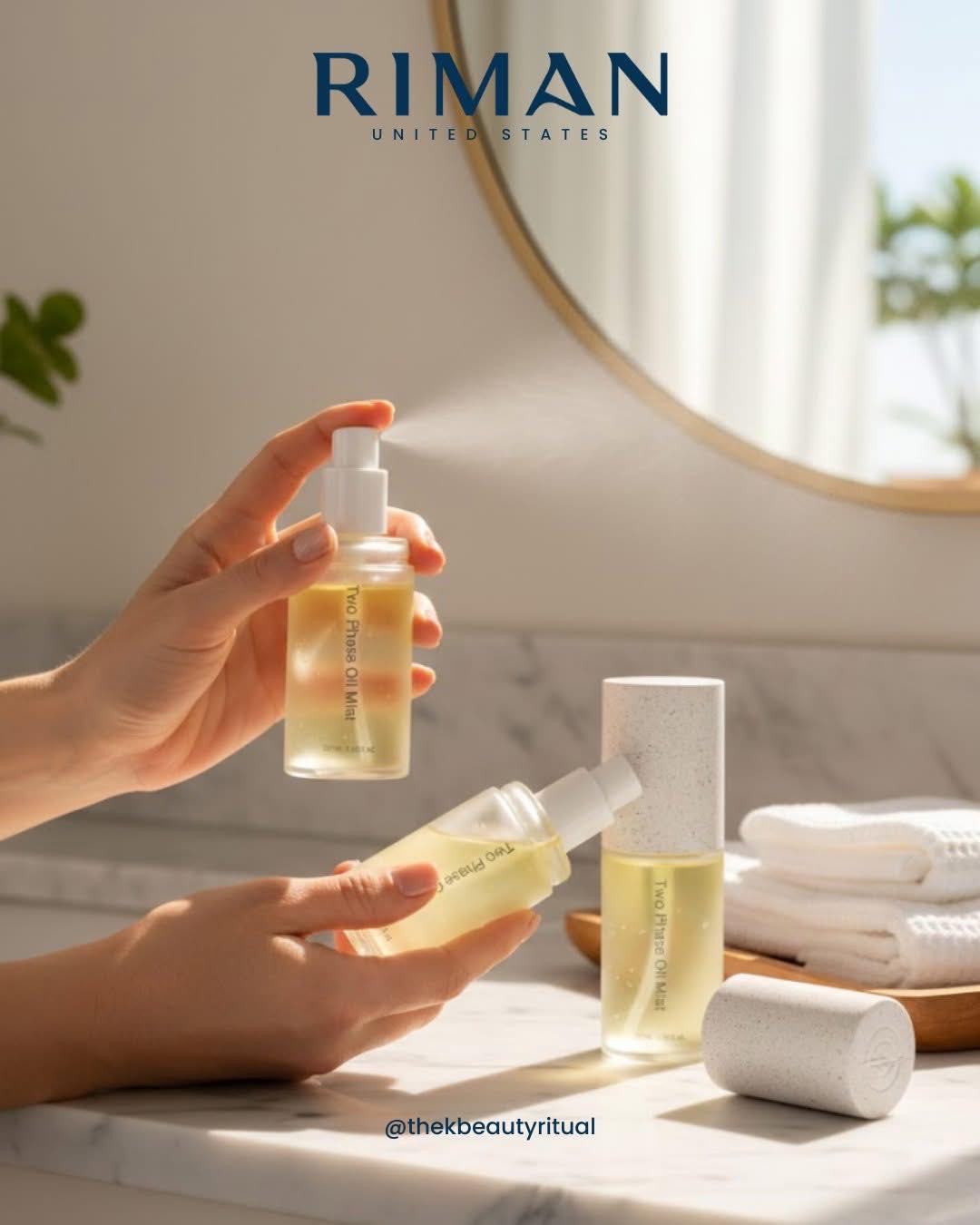 Benefits of two-phase oil mist for skin