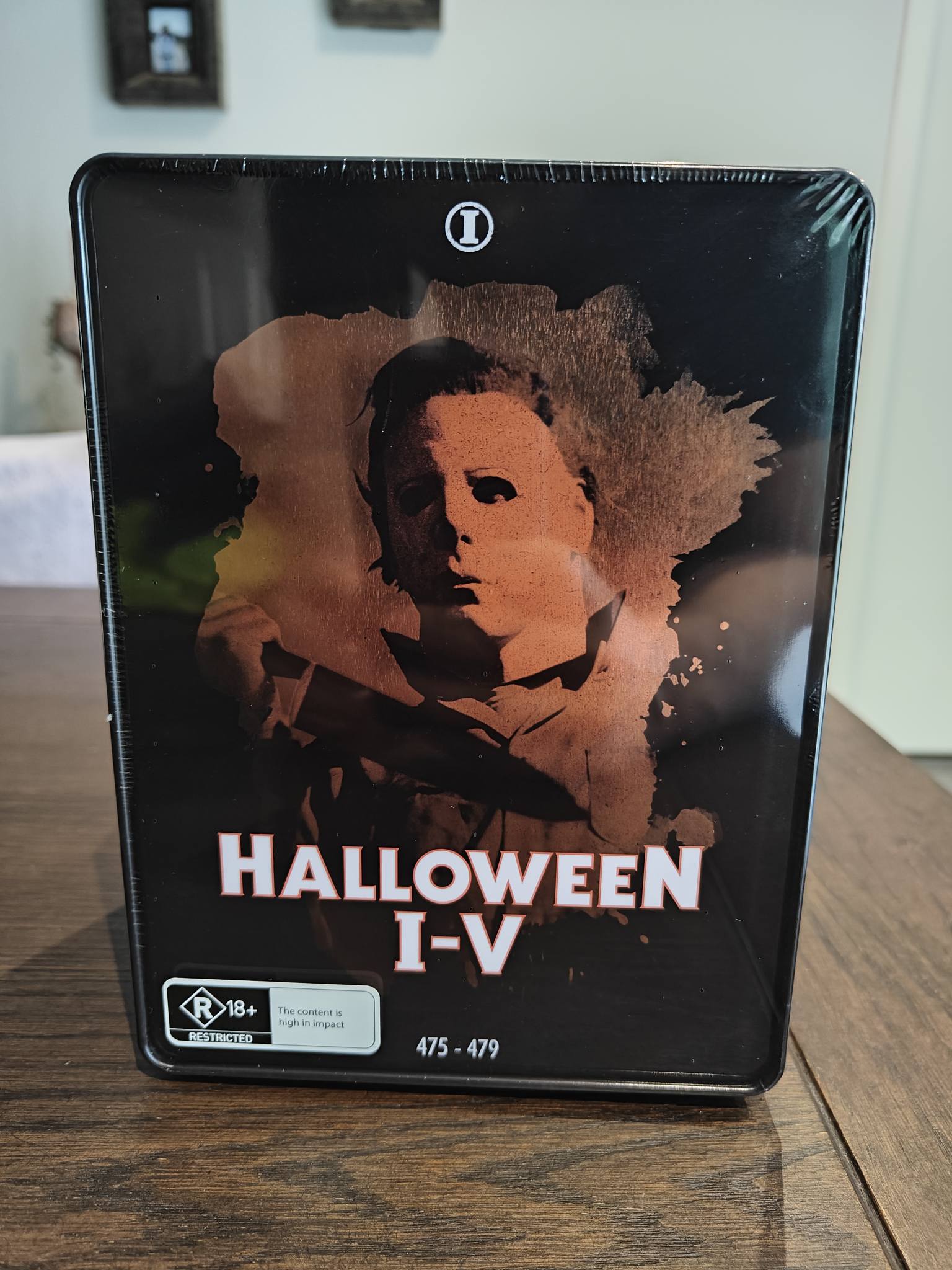 Halloween 1-5 4K steelbook library case