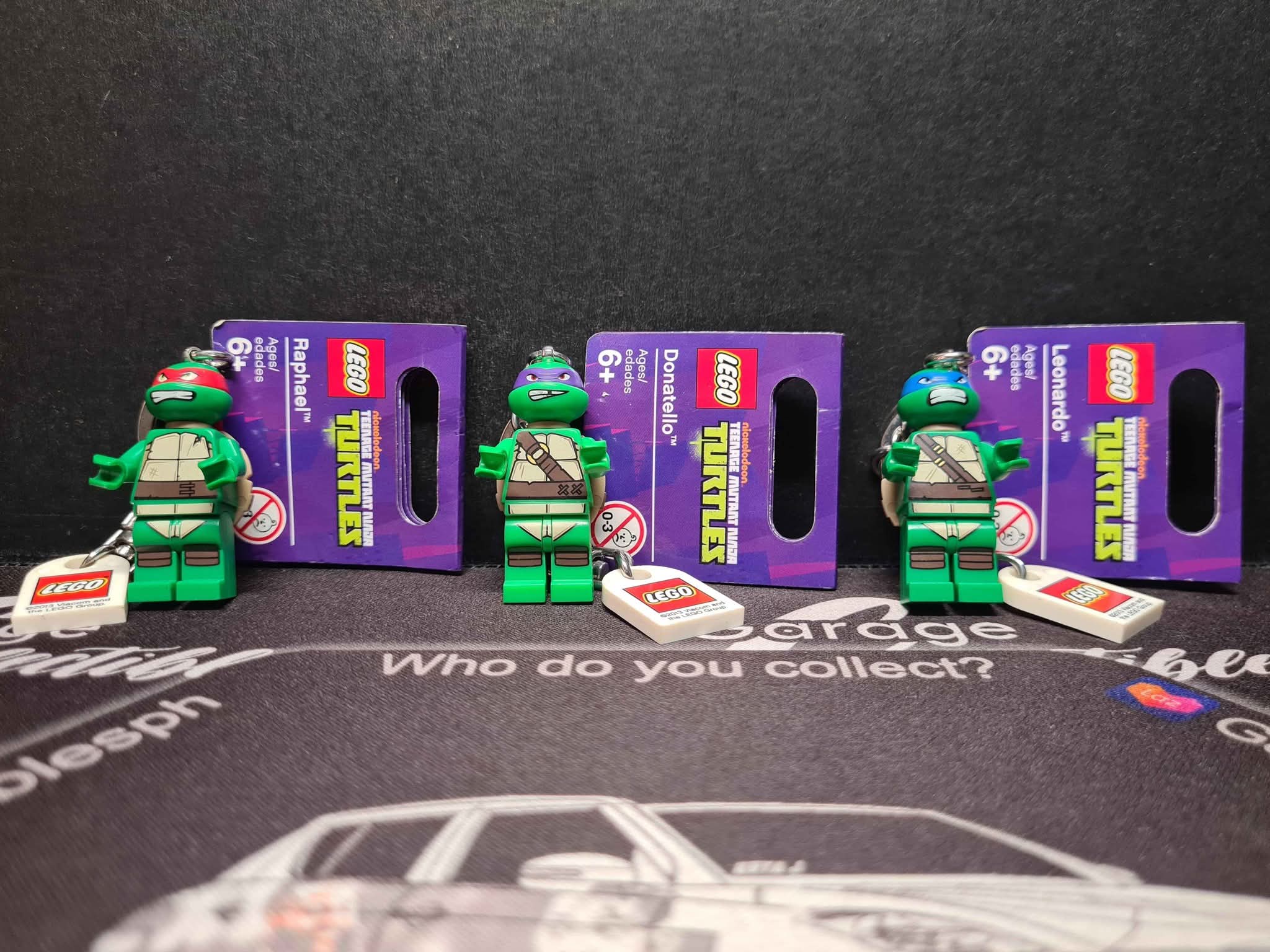 [Loose] Raphael, Donatello, and Leonardo Keychains - LEGO Teenage ...