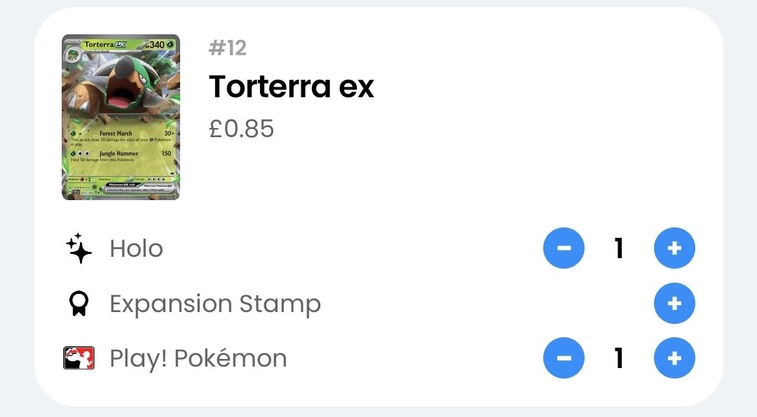 torterra ex pokemon card 012/162 - Temporal Forces - 3 Set This power cant be used if Torterra is affected by a Special Condition Iron Leaves Torterra EX Full