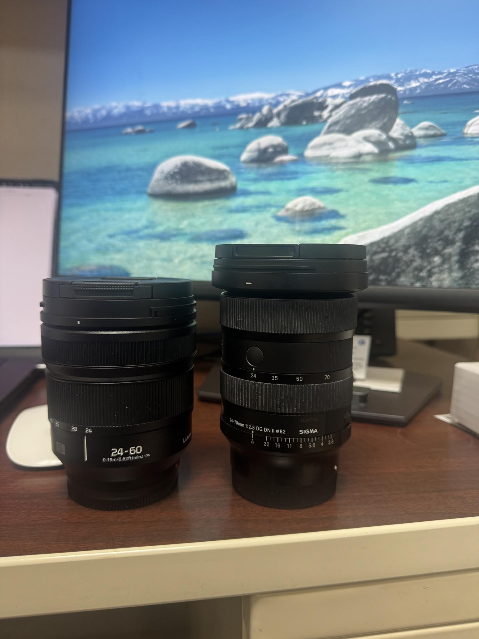 Nikon 24-70mm、50mm、60mmマクロ、テレコンバーターのセット
