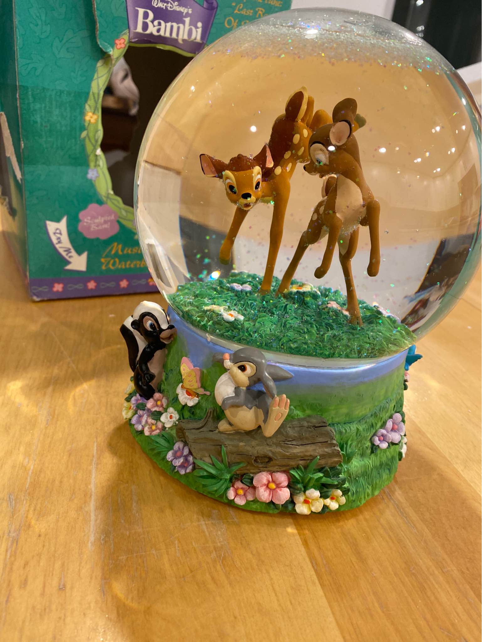 Disney Bambi musical snow globe by Enesco from the Disney Classics