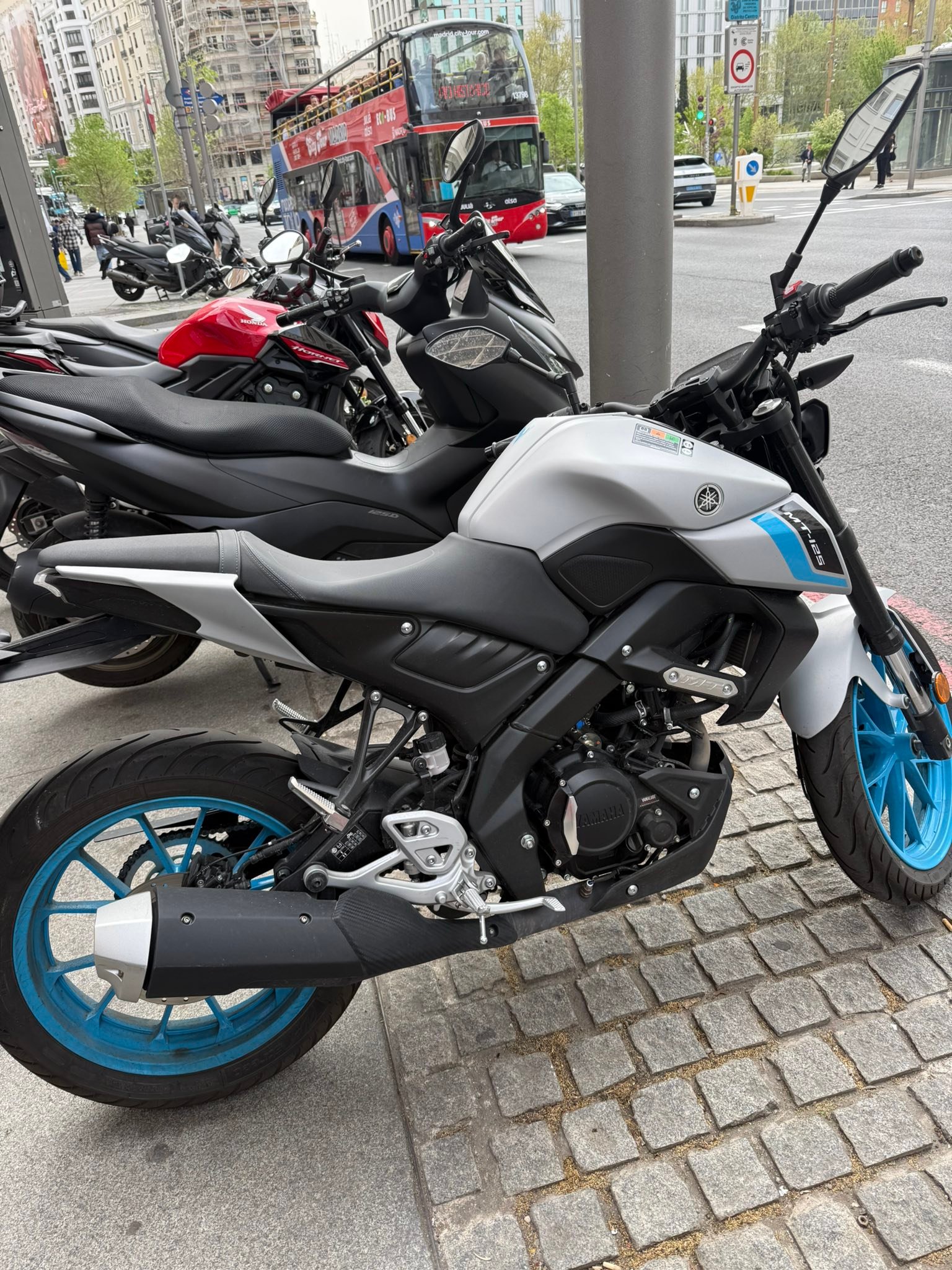 Zontes motorcycle spotted in Madrid