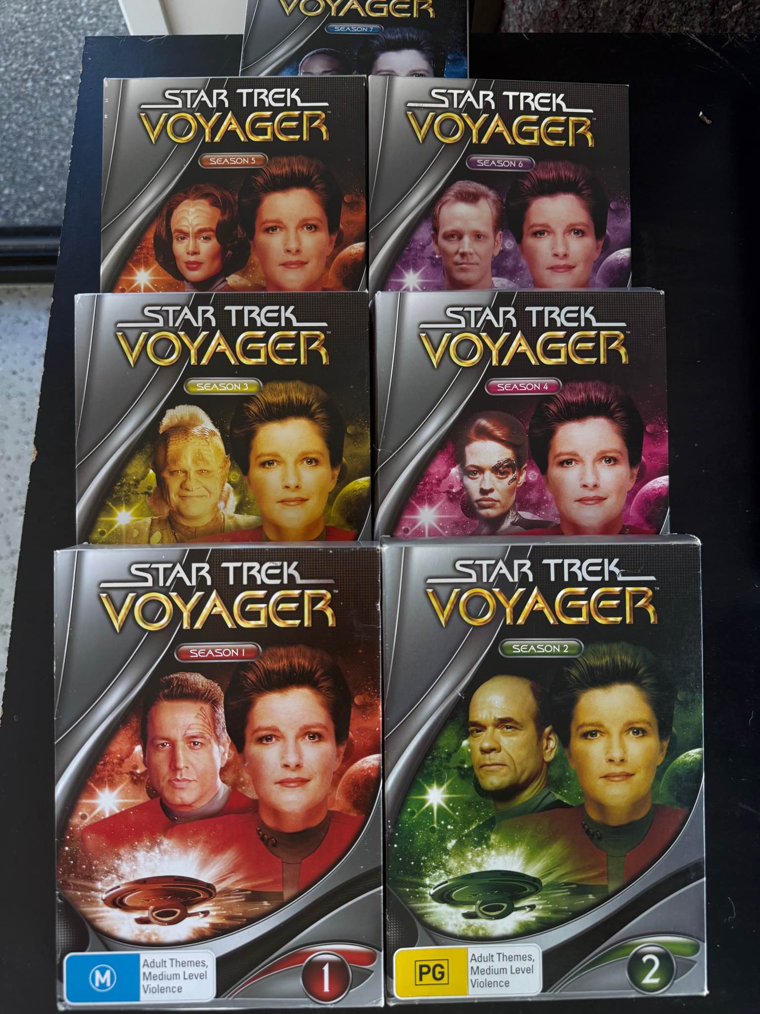 DVD 新スタートレック/TV版/DVD BOX/シーズン3~7セット130話35枚