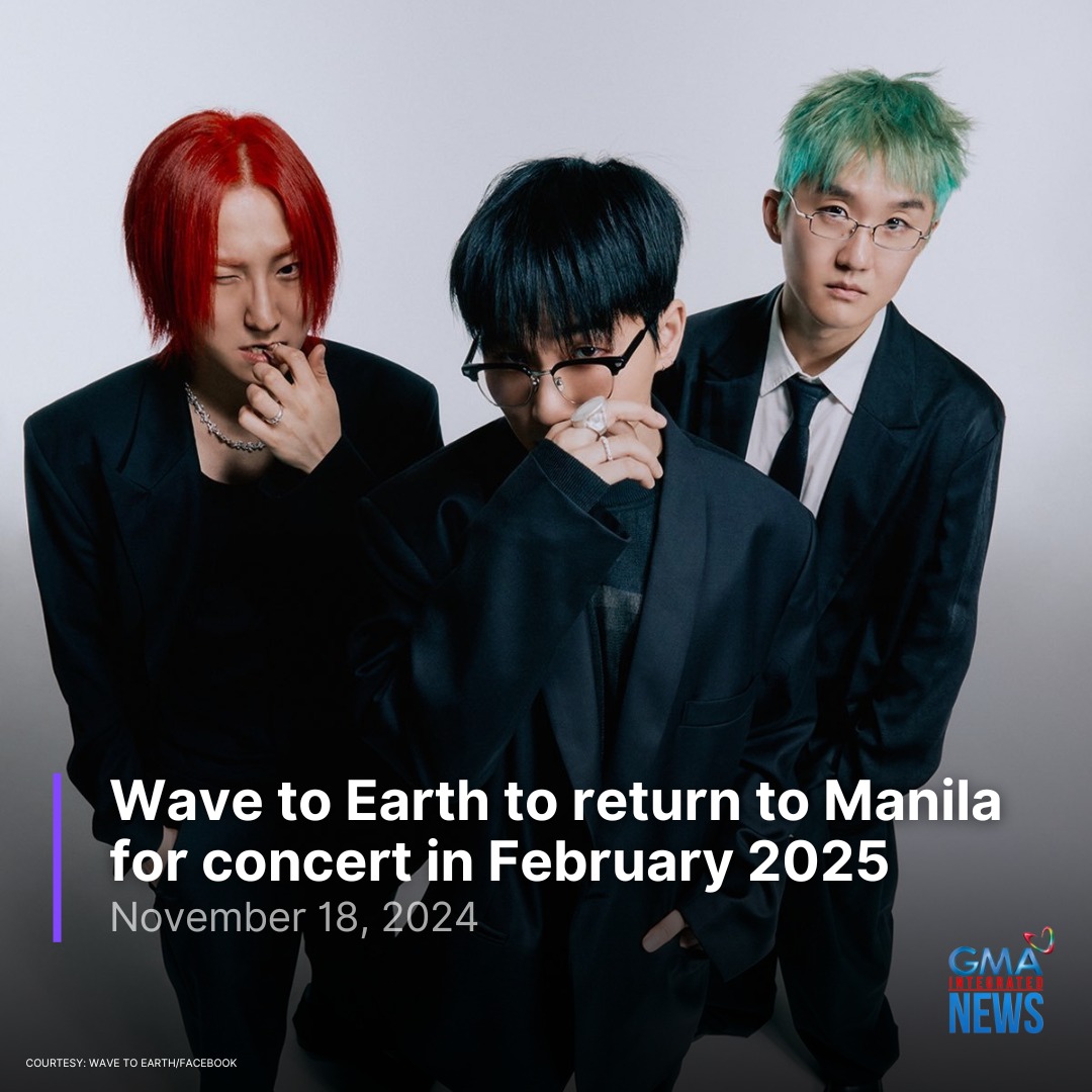 GMA News - Wave to Earth is returning to the Philippines... | Facebook