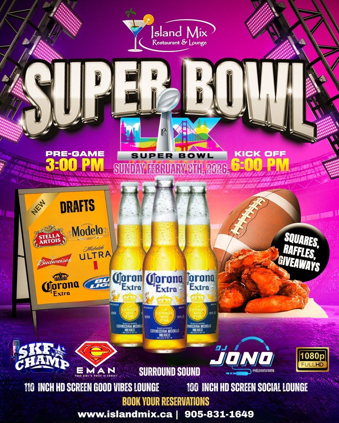 Skf Champ - 🏈 SUPER BOWL LX inside ISLAND MIX 🏈 FULL... | Facebook