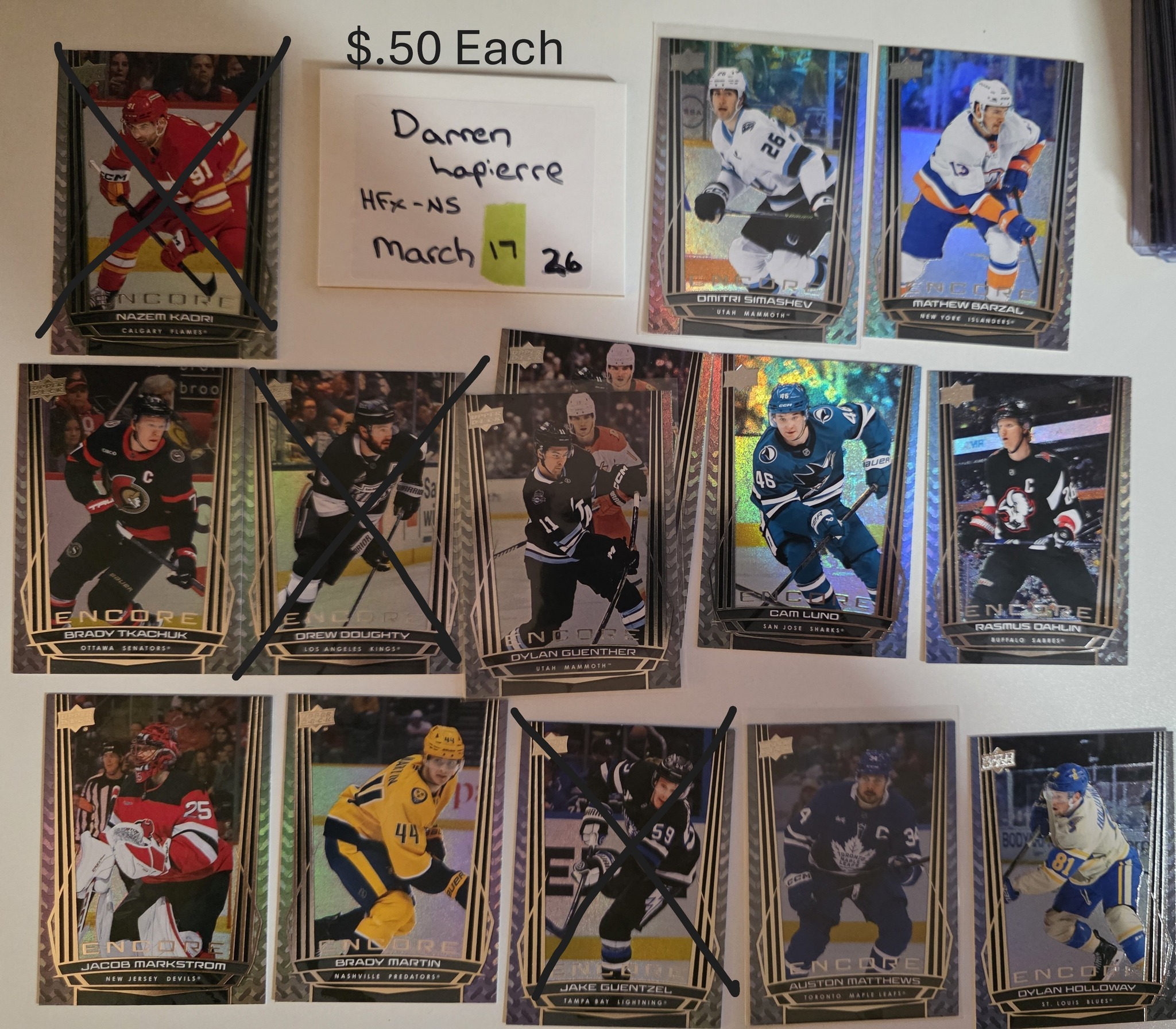 Upper deck series 2 inserts for sale
