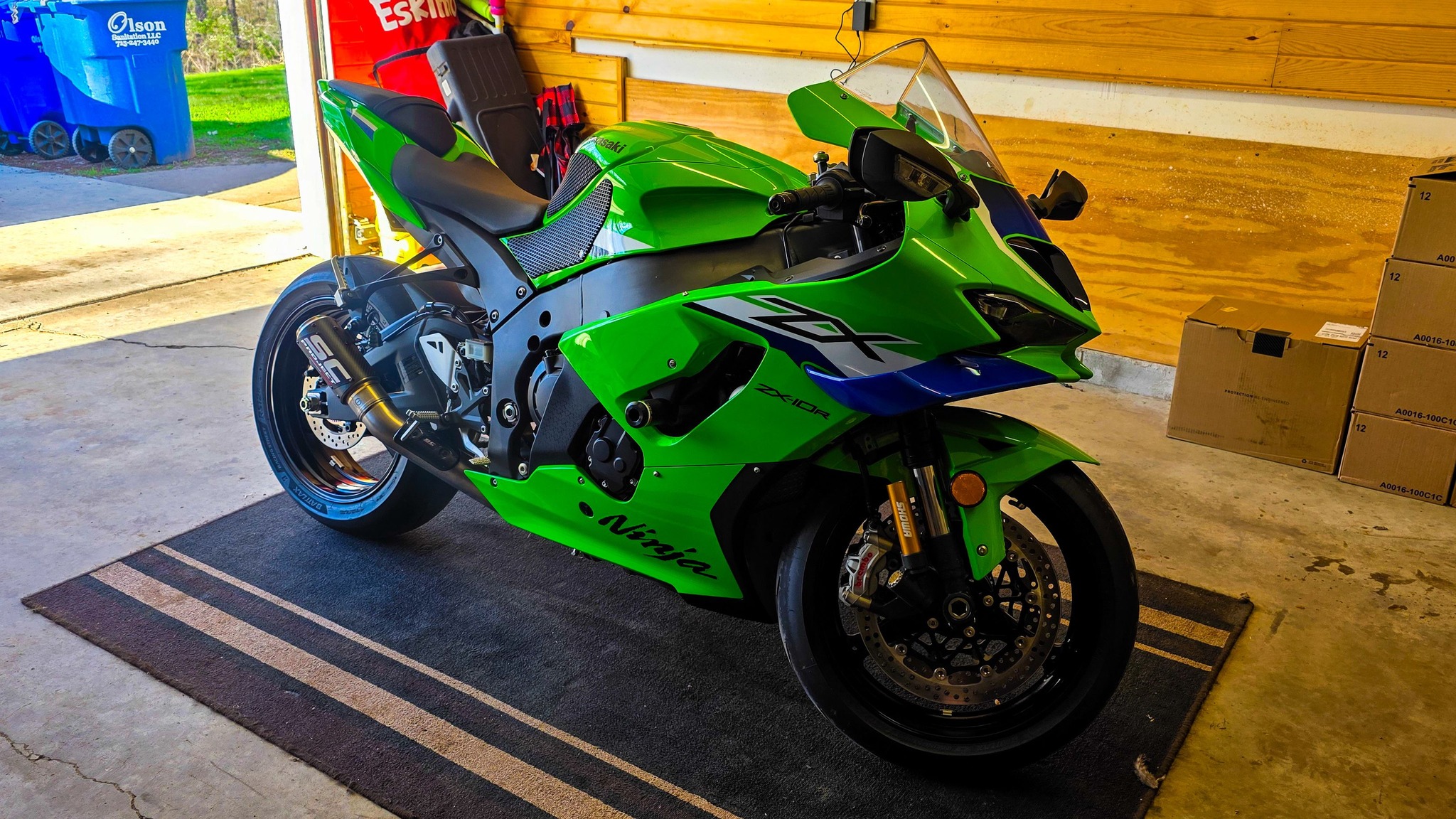 Kawasaki Ninja ZX-10R break-in and performance