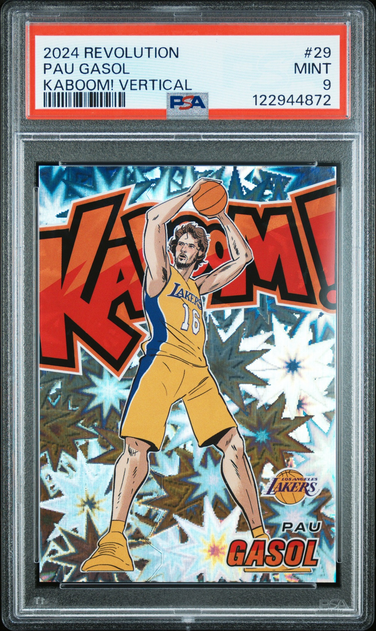 Collecting Pau Gasol Kaboom cards