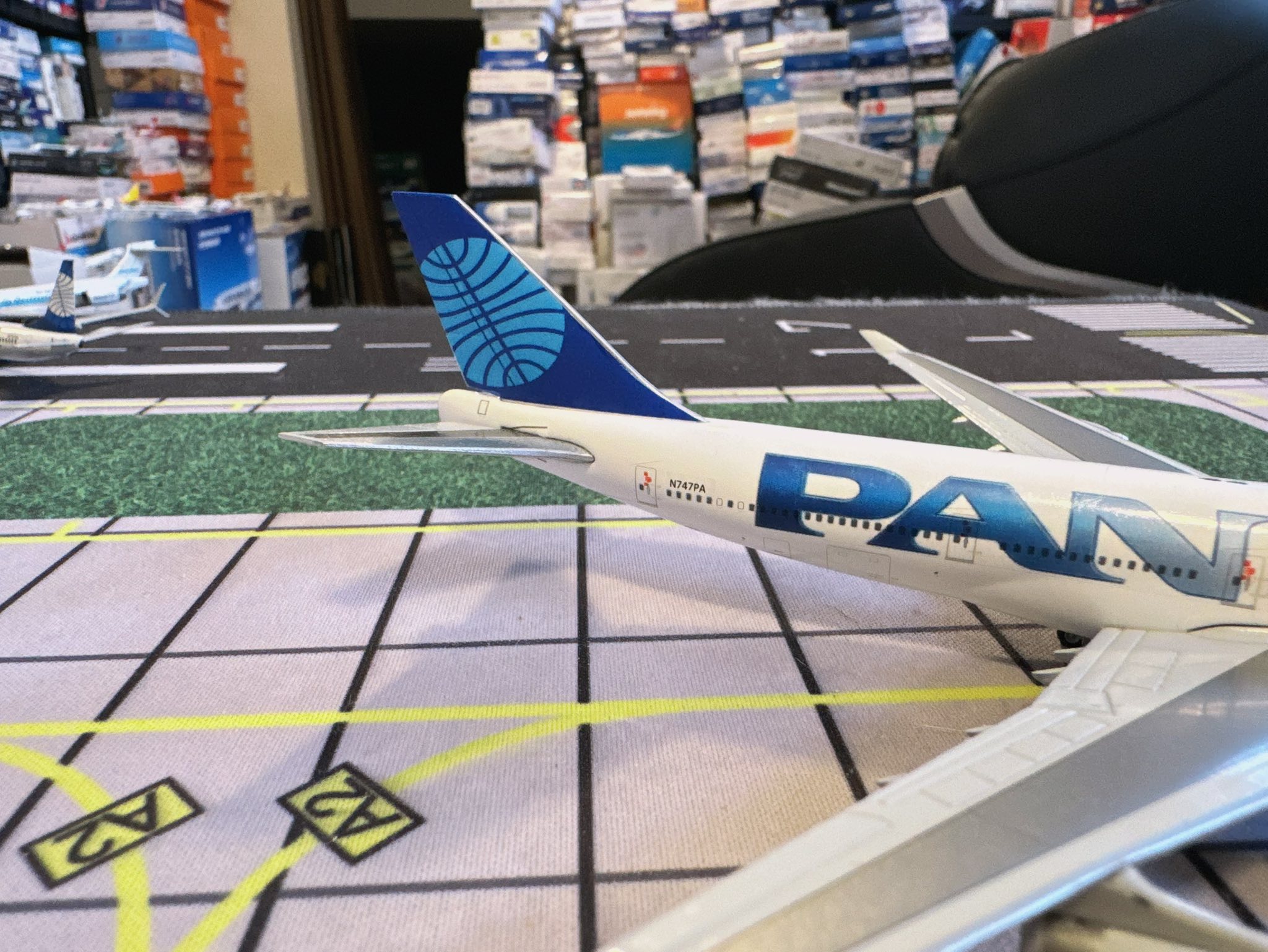 PanAm ブックエンド パンナム Pan American World Airways PanAm