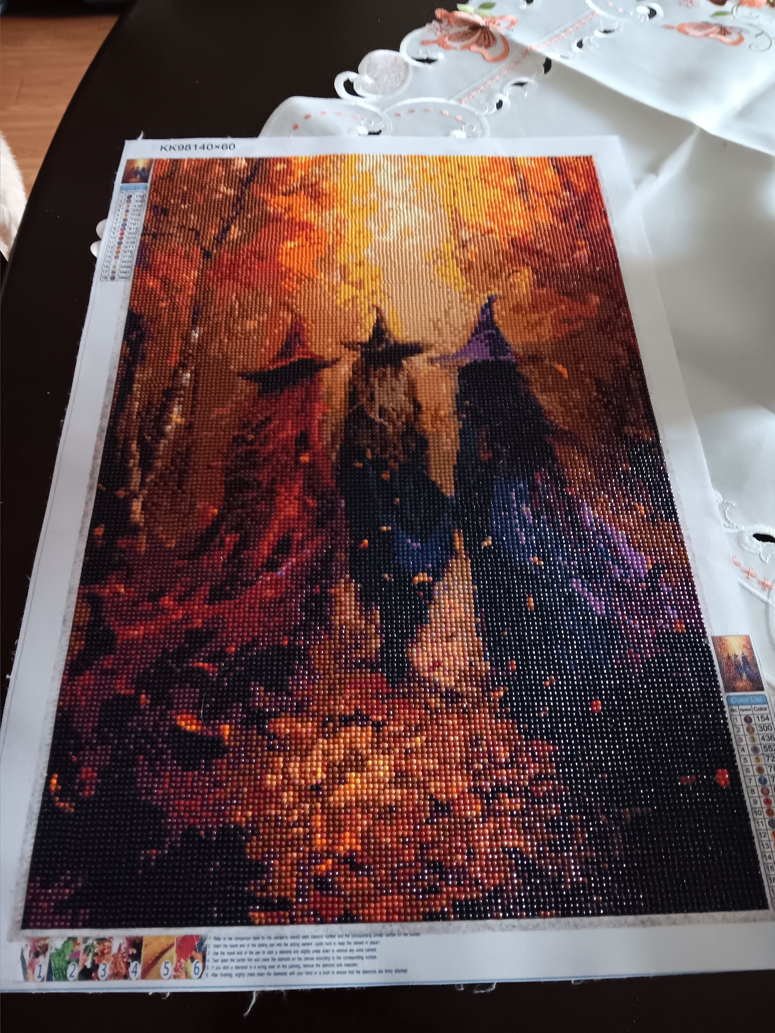 Completed finally! Whisper of the spirit woods by Diamond Art Club