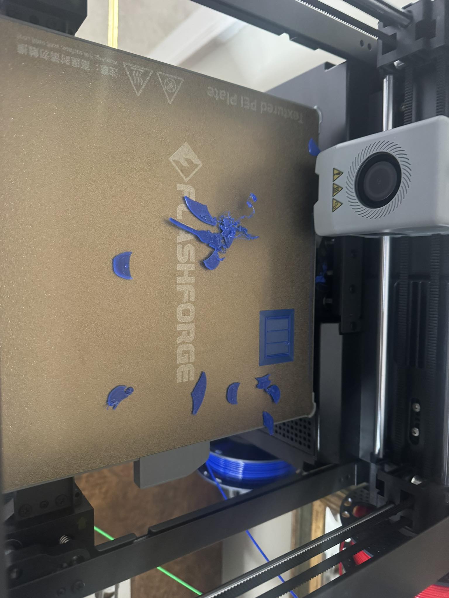 Flashforge Ad5x 3D printer issues after calibration and updates