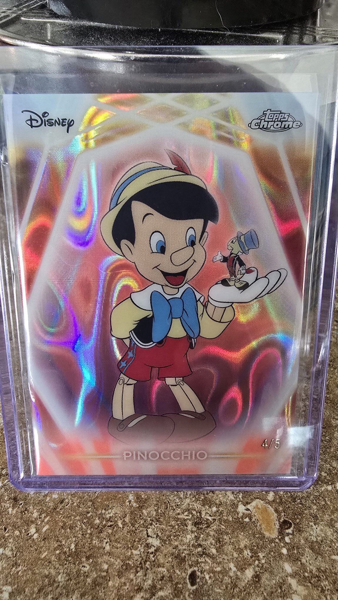 Topps Chrome Disney vs Baseball Chrome quality comparison