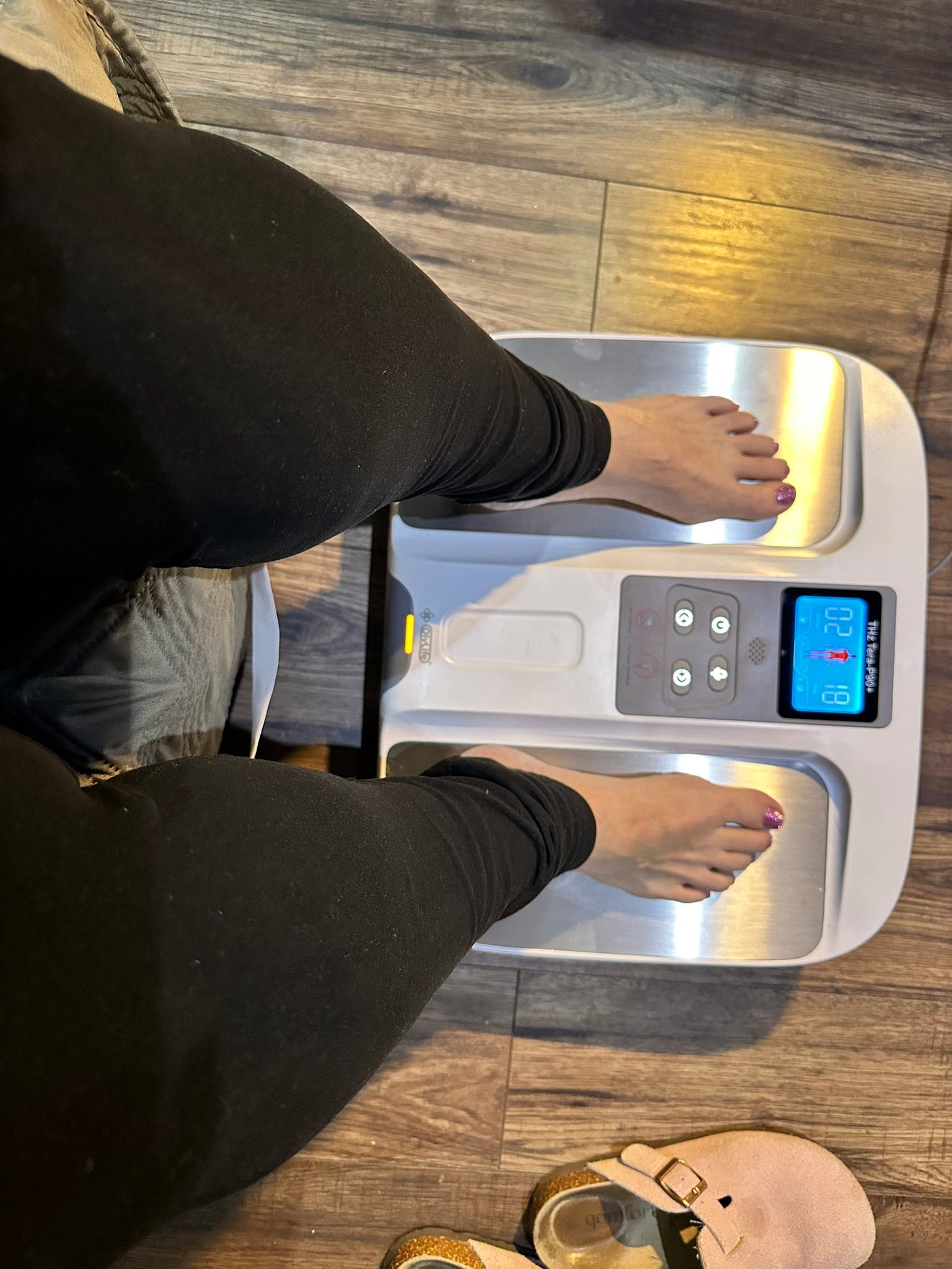 I just finished my first 20 minutes on the OlyLife P90 Plus… What