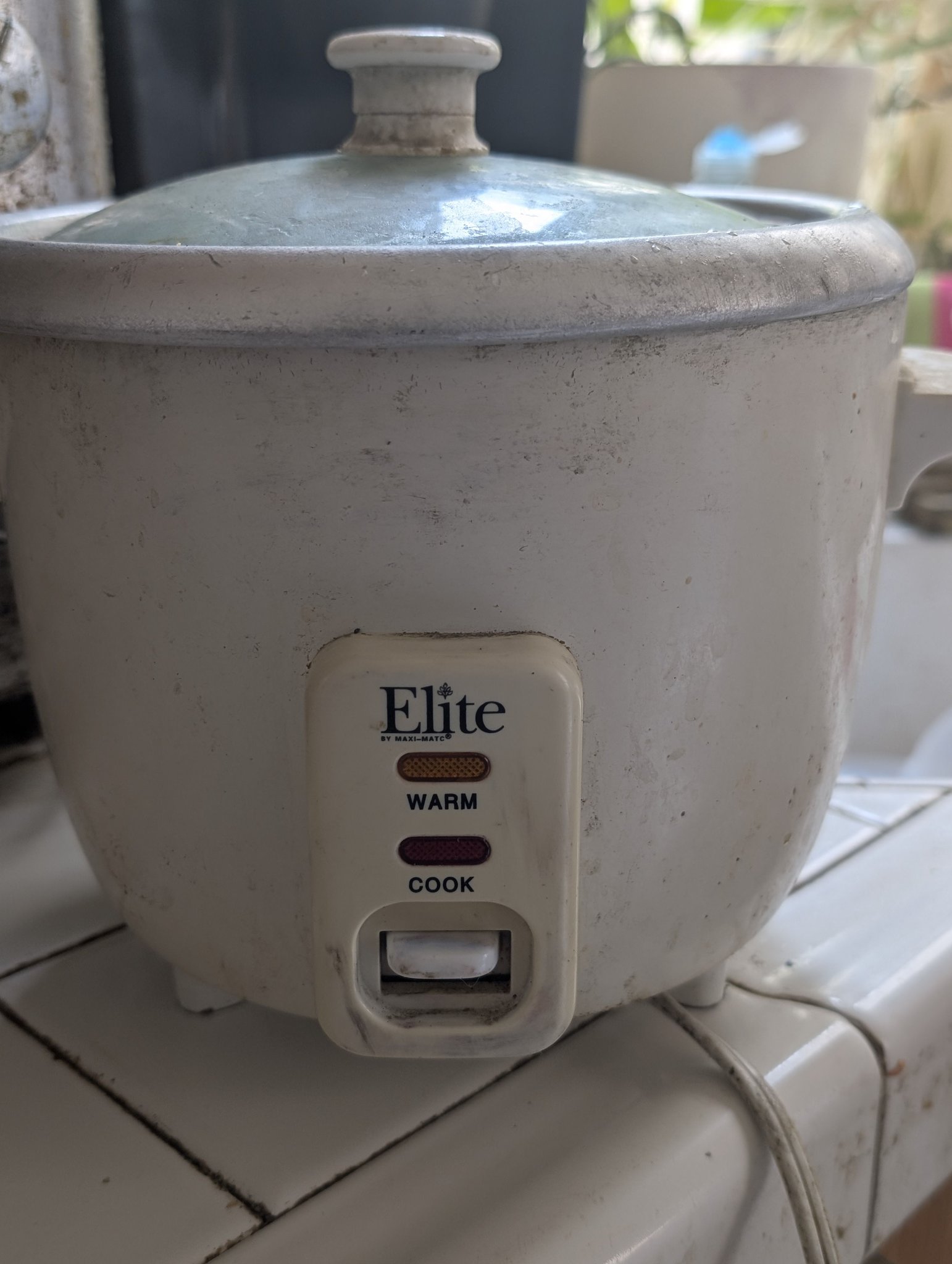 Old national rice cookers with on/off switch