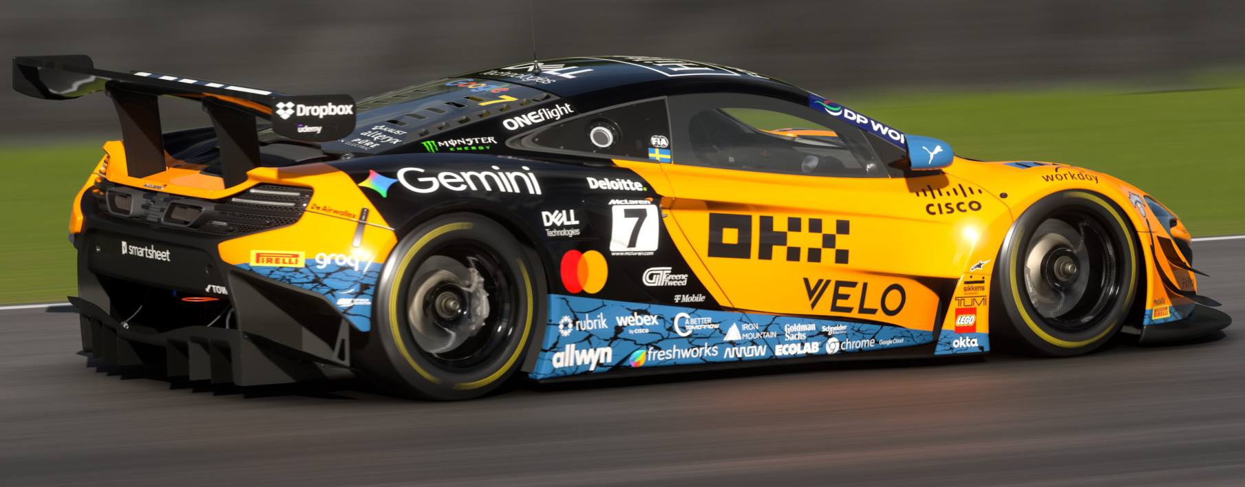 E-space invaders livery reworked for GT7