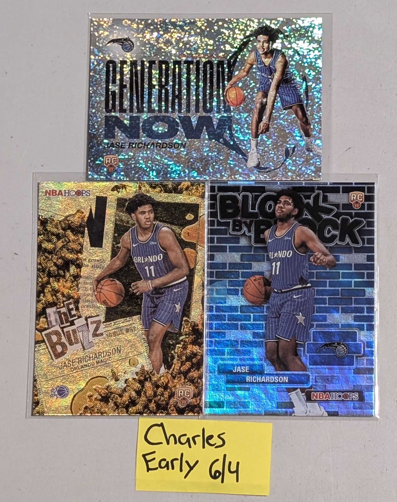 Jase Richardson NBA rookie cards for sale