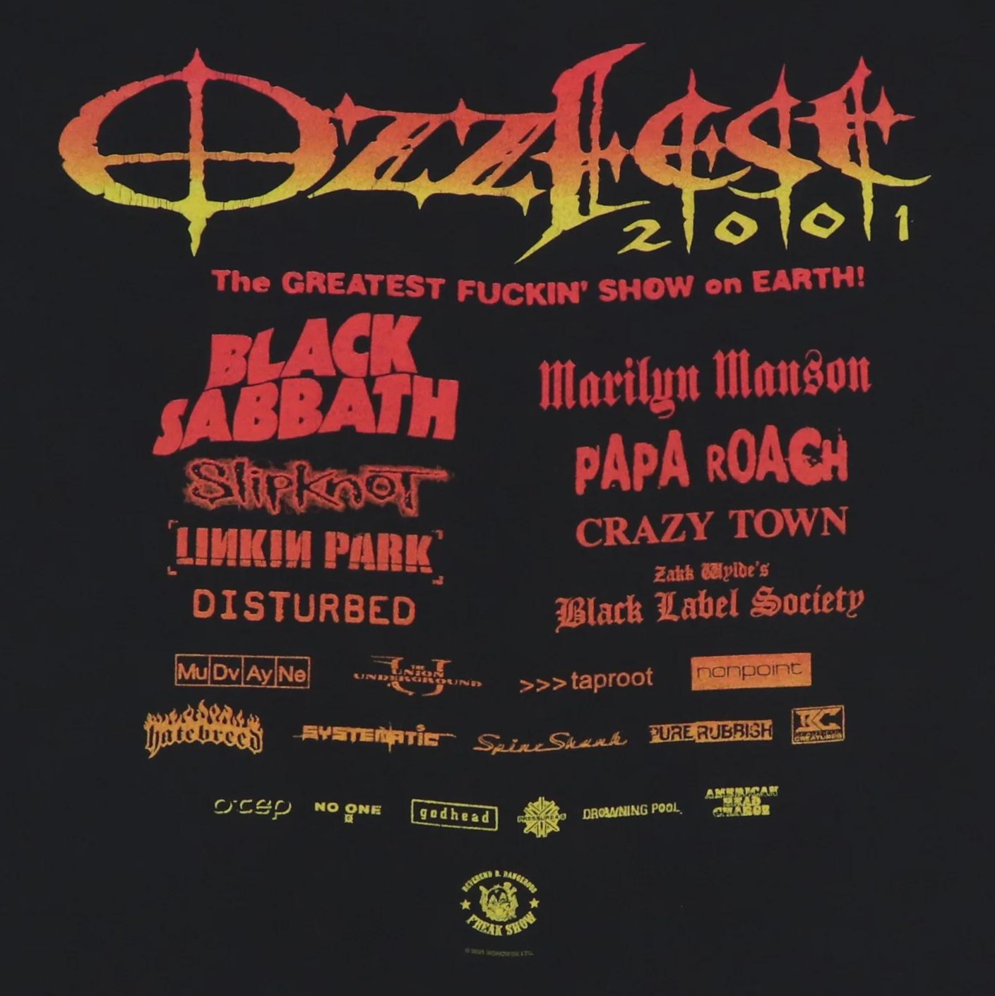 Ozzfest 2001 was a Nu Metal DREAM ☁️✨. Thanks, Ozzy!