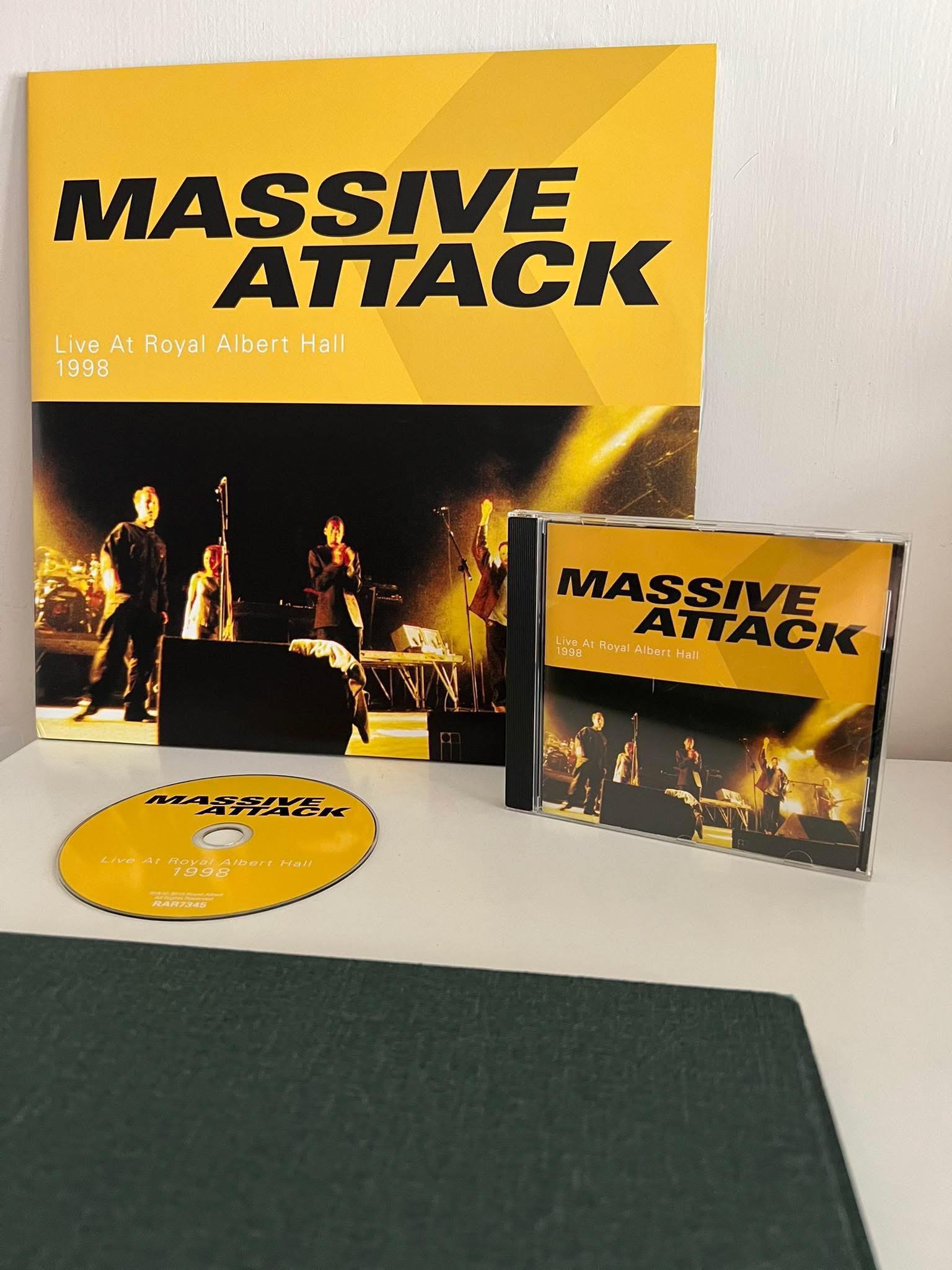 Massive Attack box set singles 90/98 with thermal paper