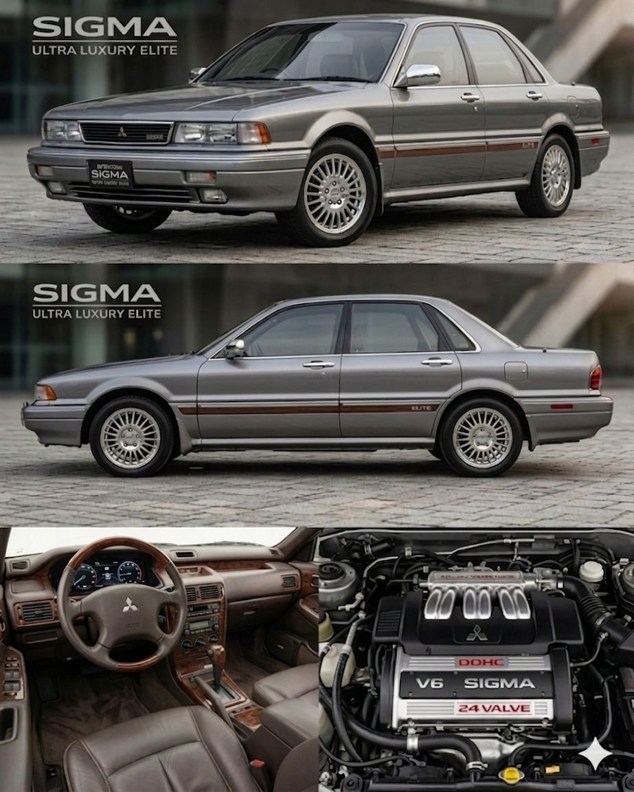 1992 Mitsubishi Sigma 3000 V6 (from brochure Germany).