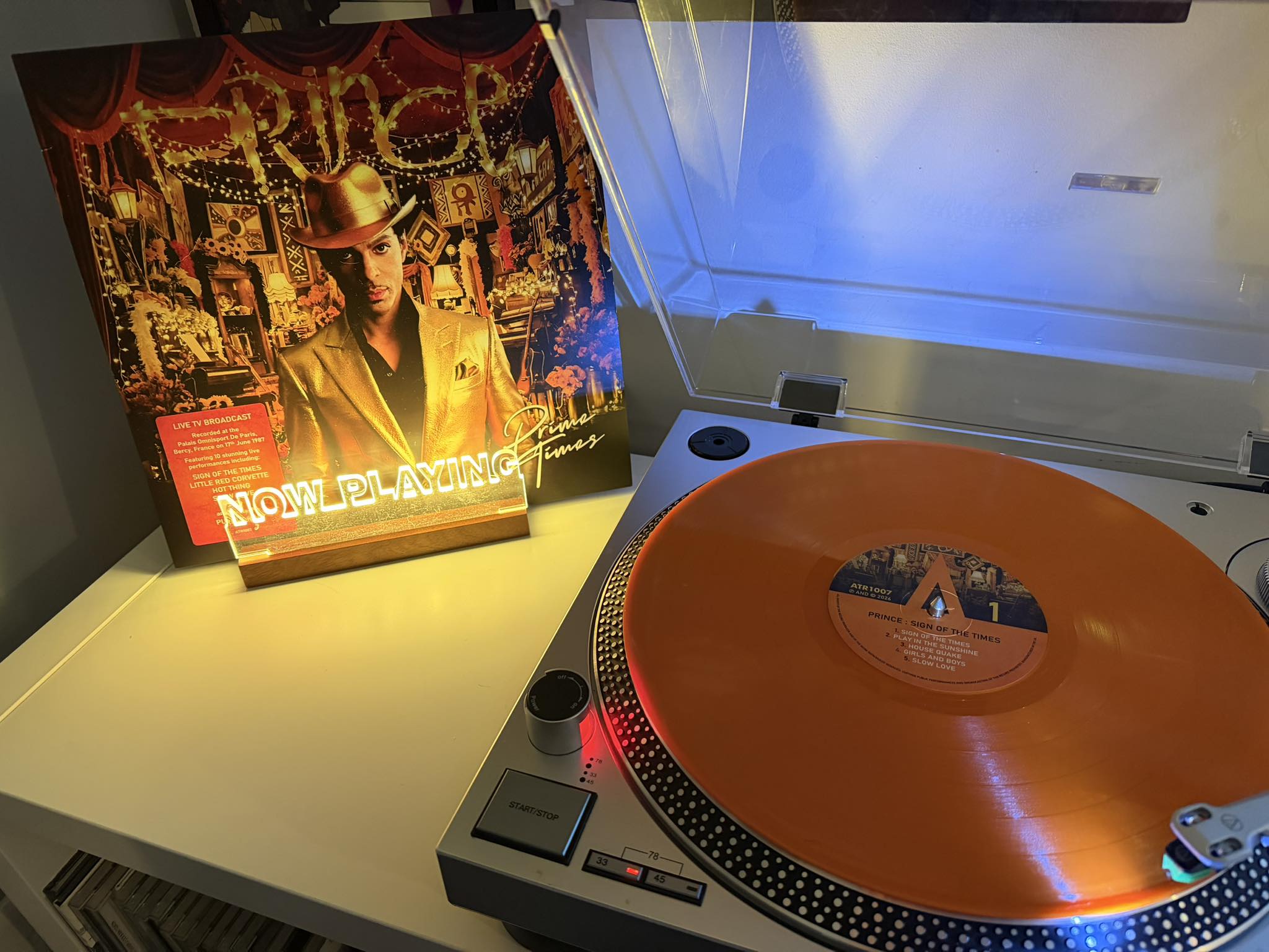 What is Prince's 'Prime Times' live album from 1987?