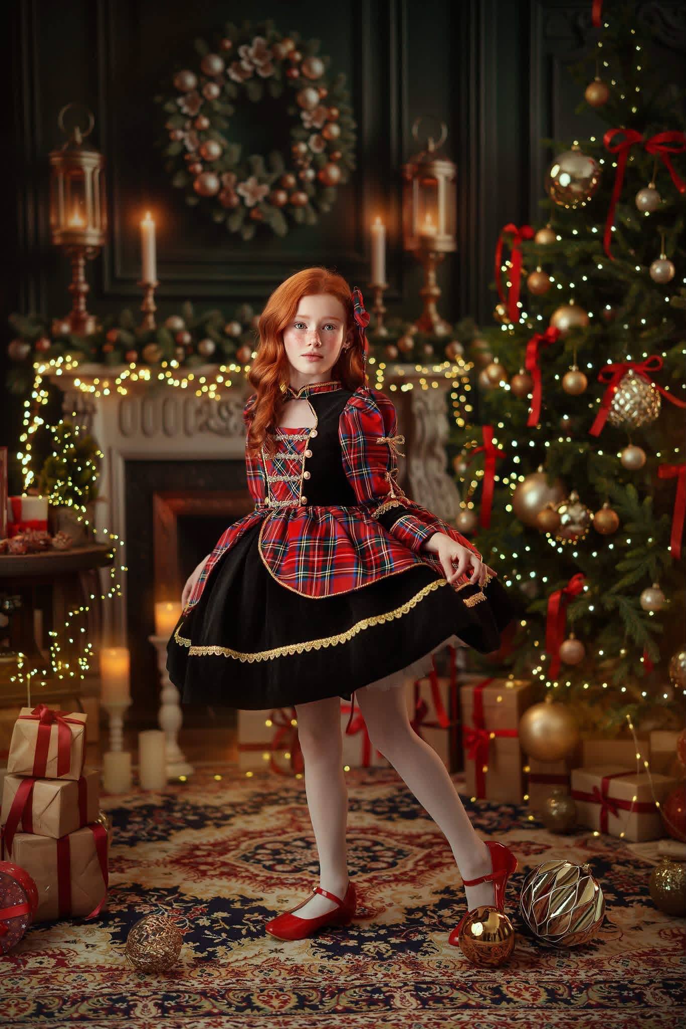 christmas nutcracker dress 🎄✨ RELEASING TODAY! ✨🎄 magic has officially arrived! ❤️ Our releases TODAY and I seriously cannot get over this one. The velvet, the gold details, the layers of tulle… party girl nutcracker