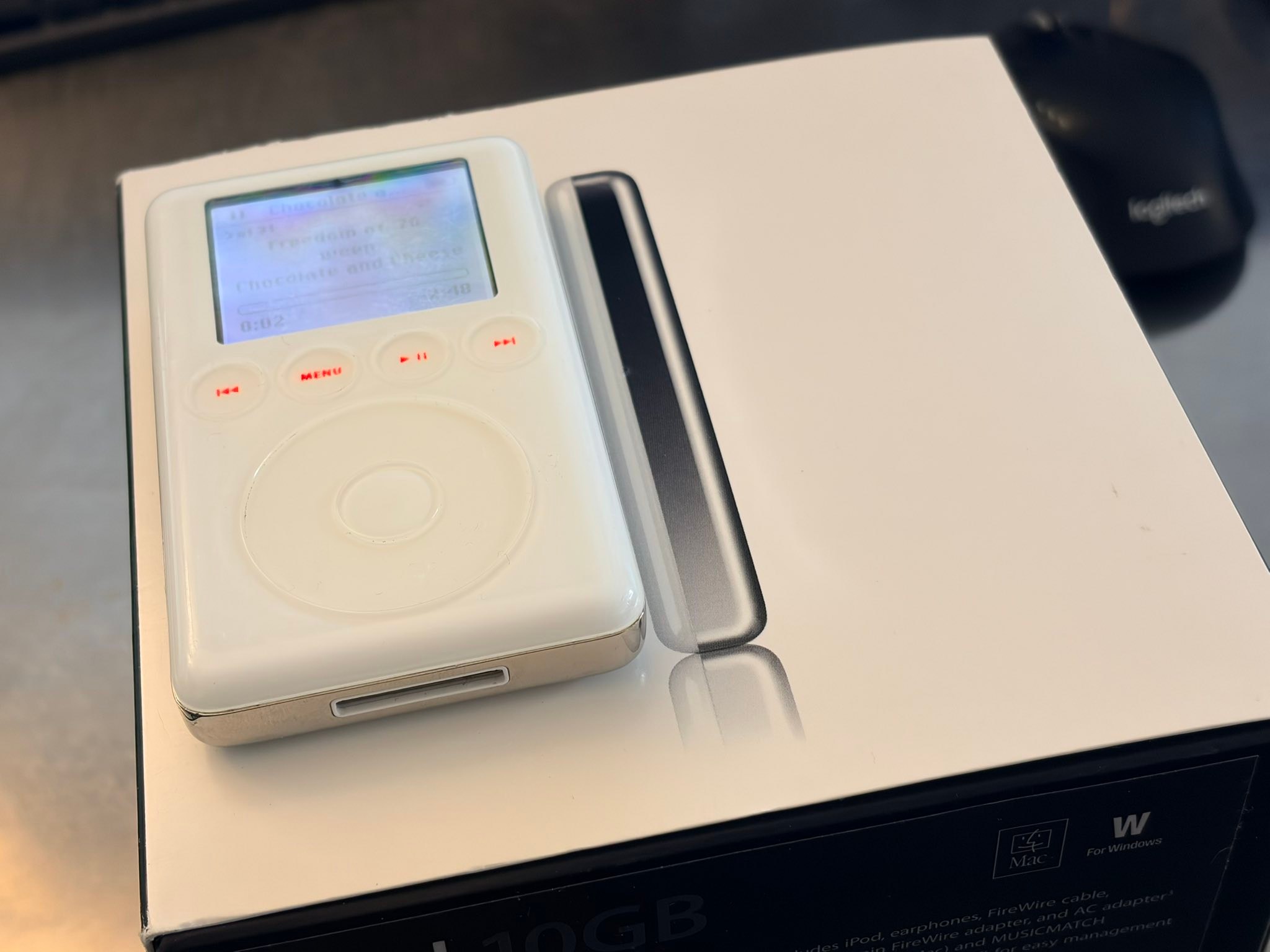 Collecting 3rd gen ipod classic sizes