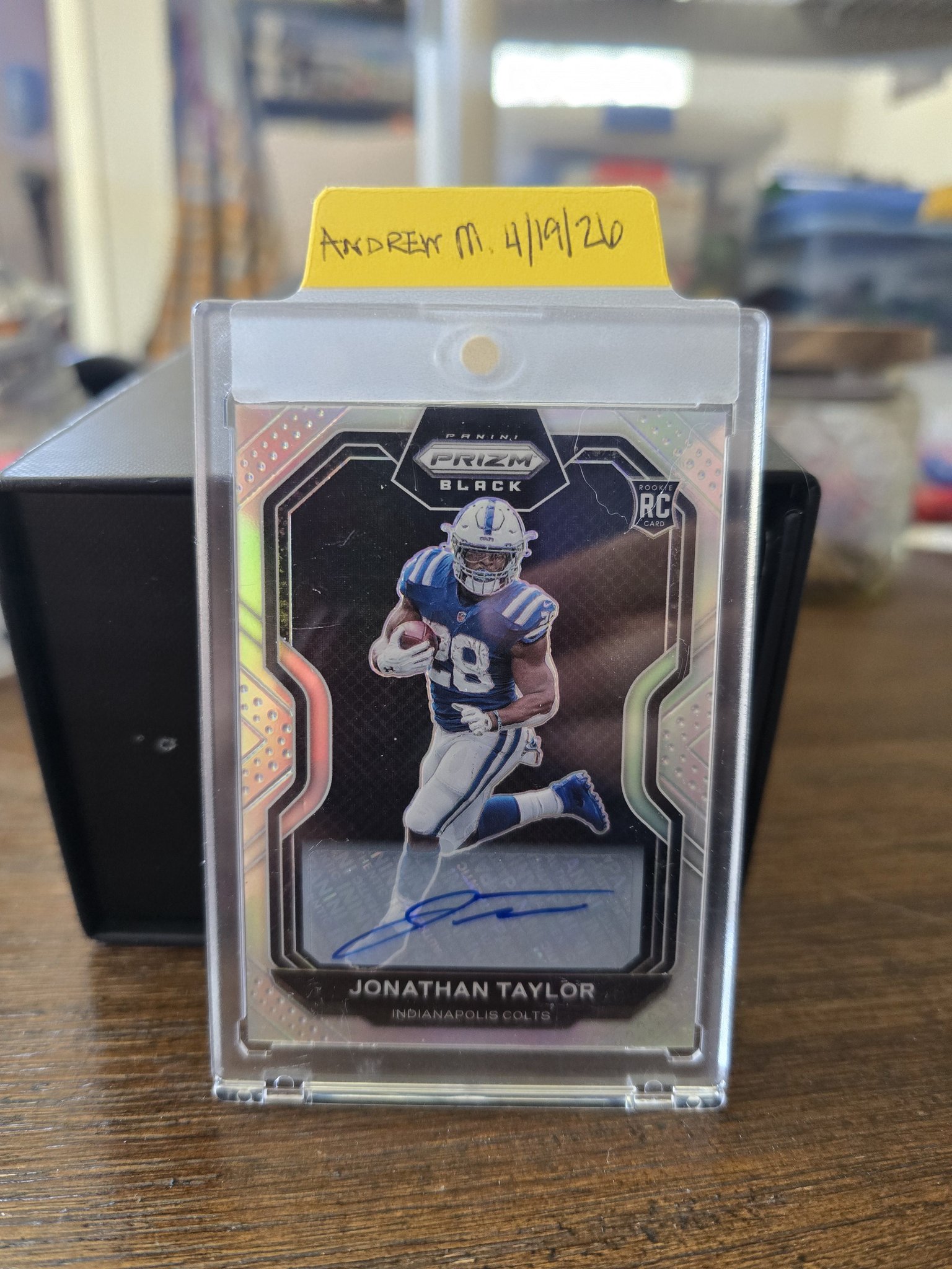 Jonathan Taylor Prizm Black Rookie Auto. $120 shipped and tracked 