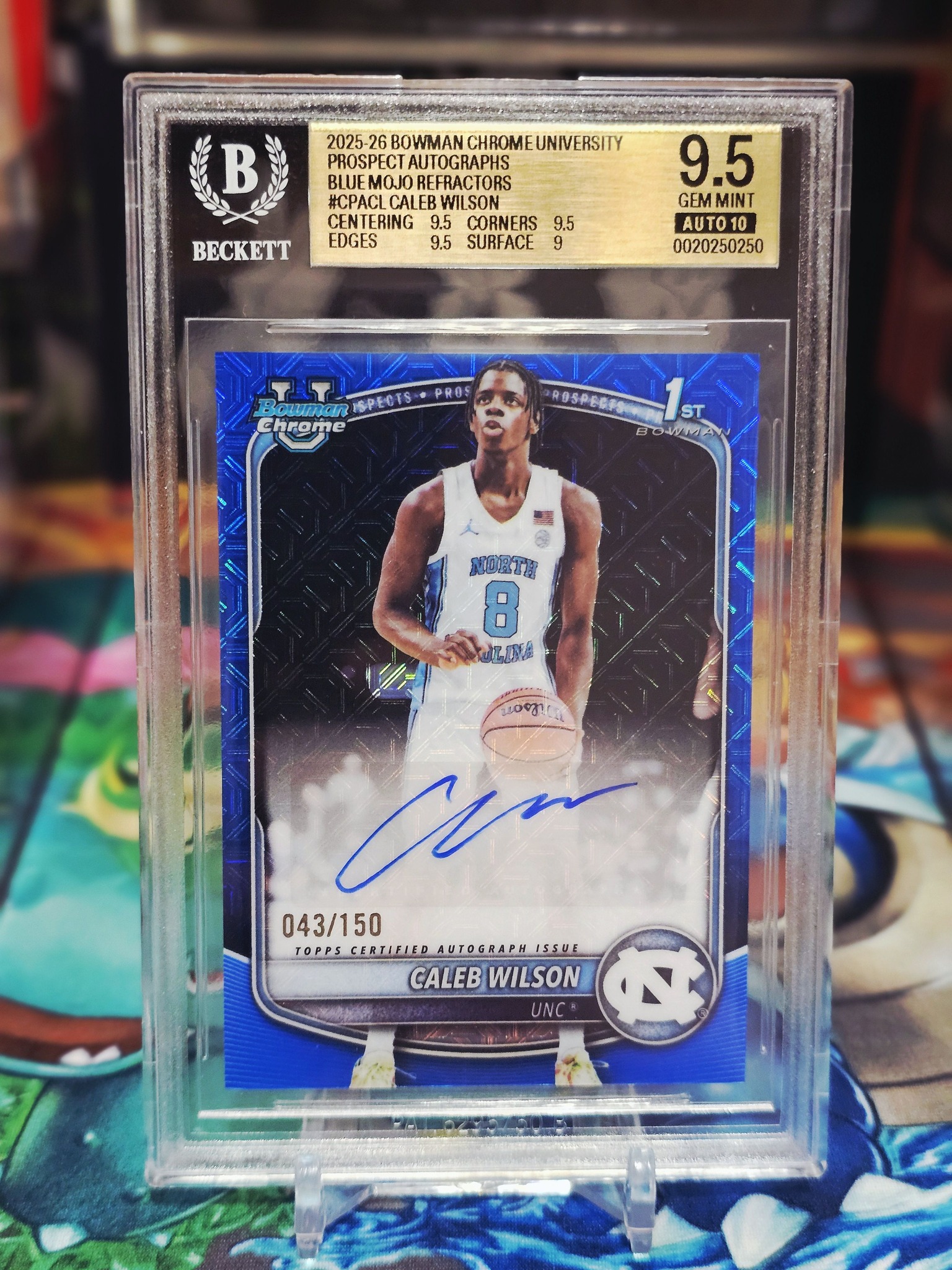 Caleb Wilson Gem Mint 9.5 sports card