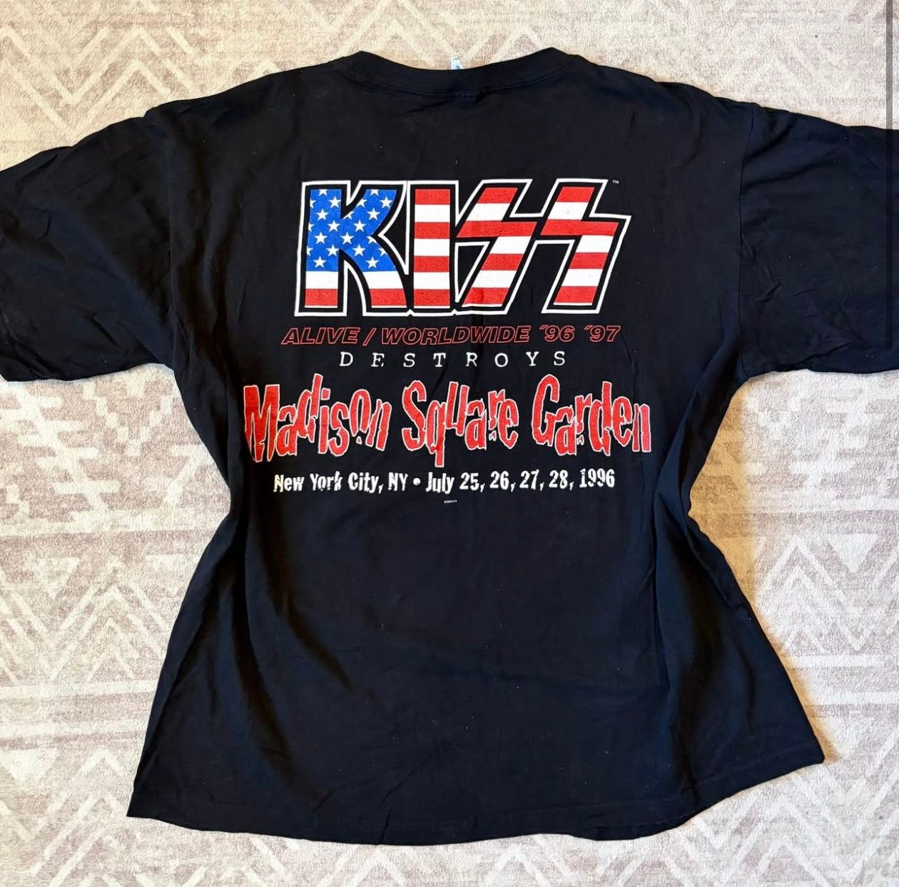 KISS Alive Worldwide Tour 1996/97 vintage t-shirt