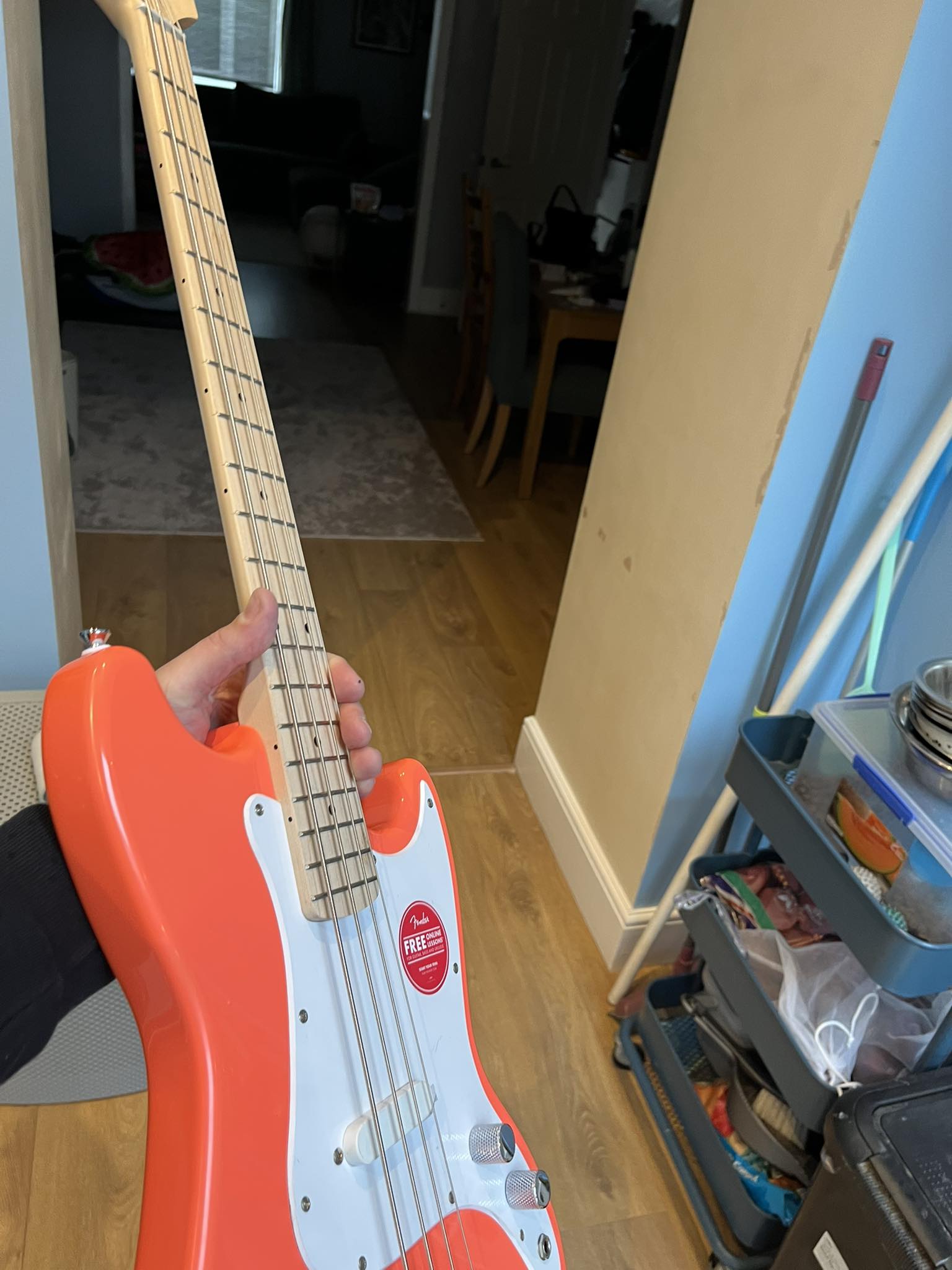 Squier short scale Bronco bass guitar review