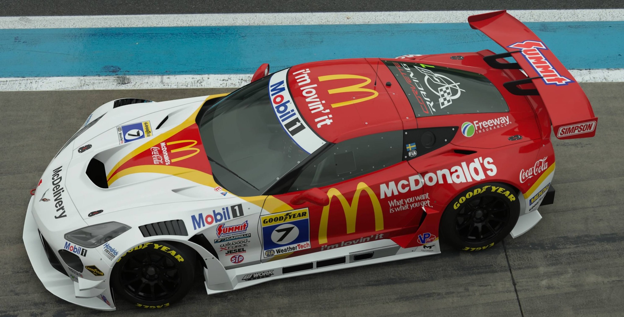 PSN: Knokkelman82 #corvette #mcdonalds #gt3