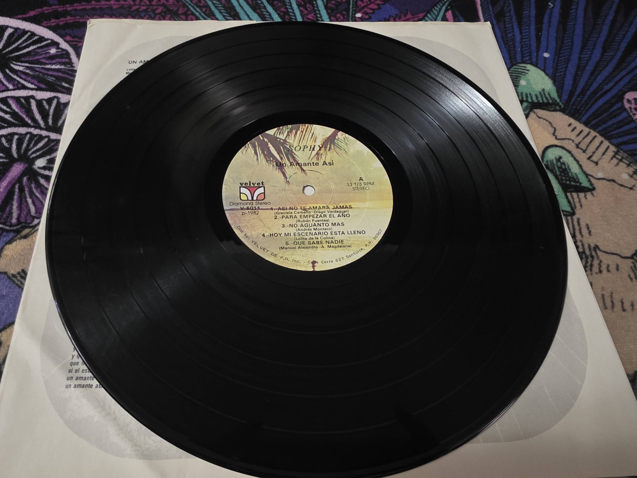 Sophy - Un Amante Así [A Lover Like This] 1981 Vinyl Record