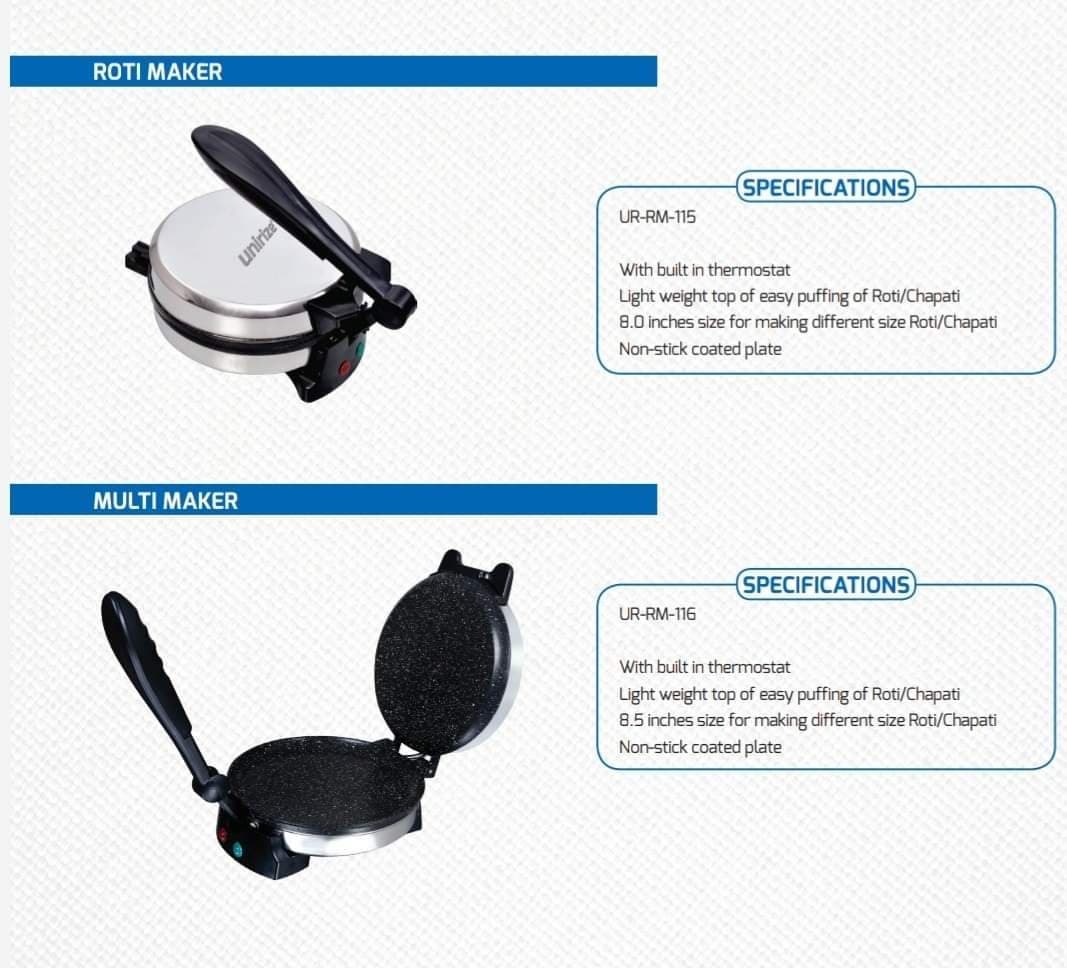 Unirise Roti Maker and Multi... - Tamrakar Corporate Group | Facebook