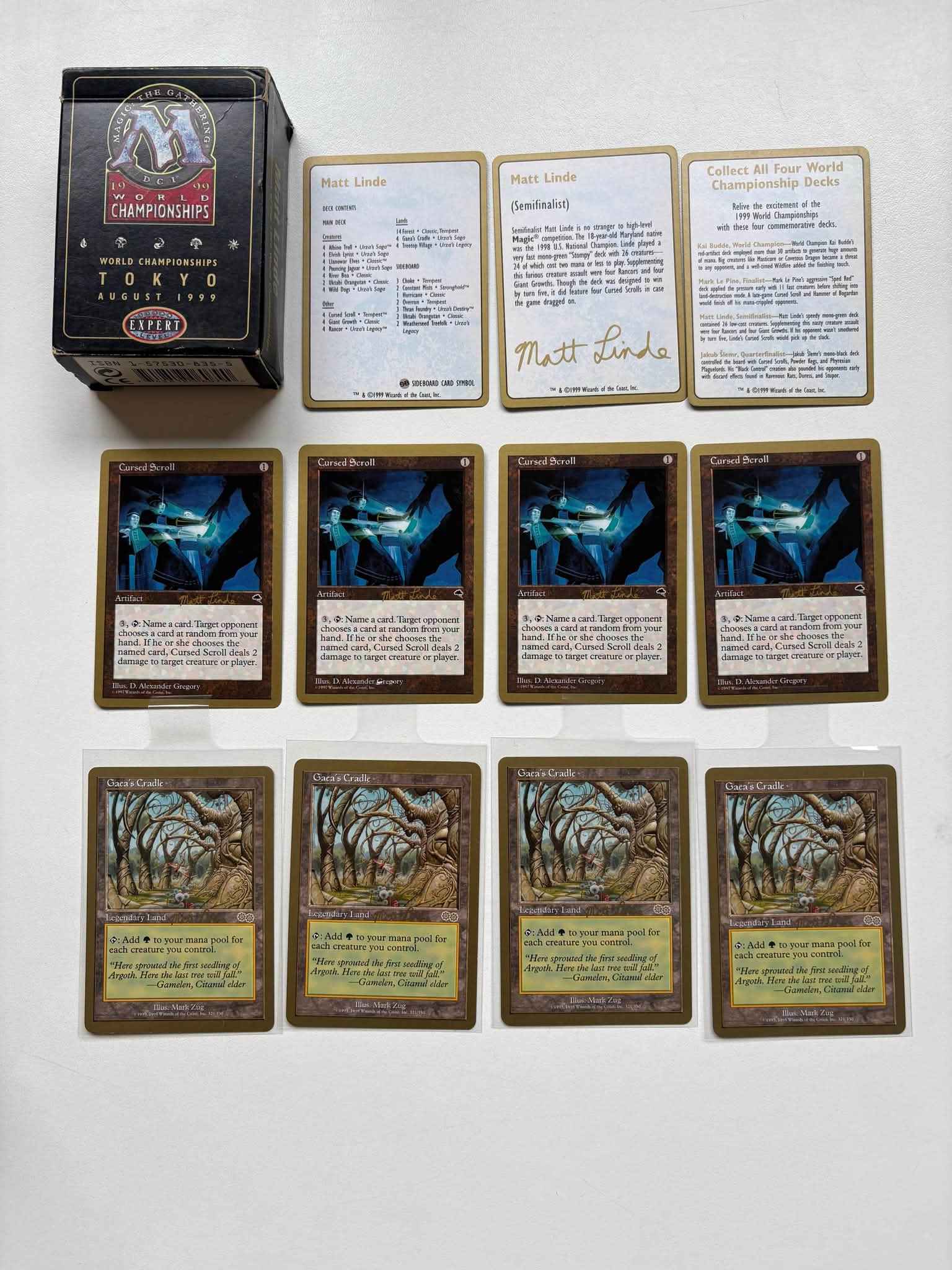 Rediscovering my 1999 Tokyo Championship Matt Linde Magic deck