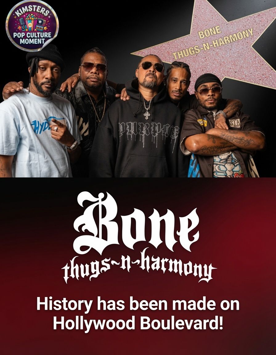 HOLLYWOOD HISTORY IN THE MAKING ‼️ July 8th — Bone Thugs-N