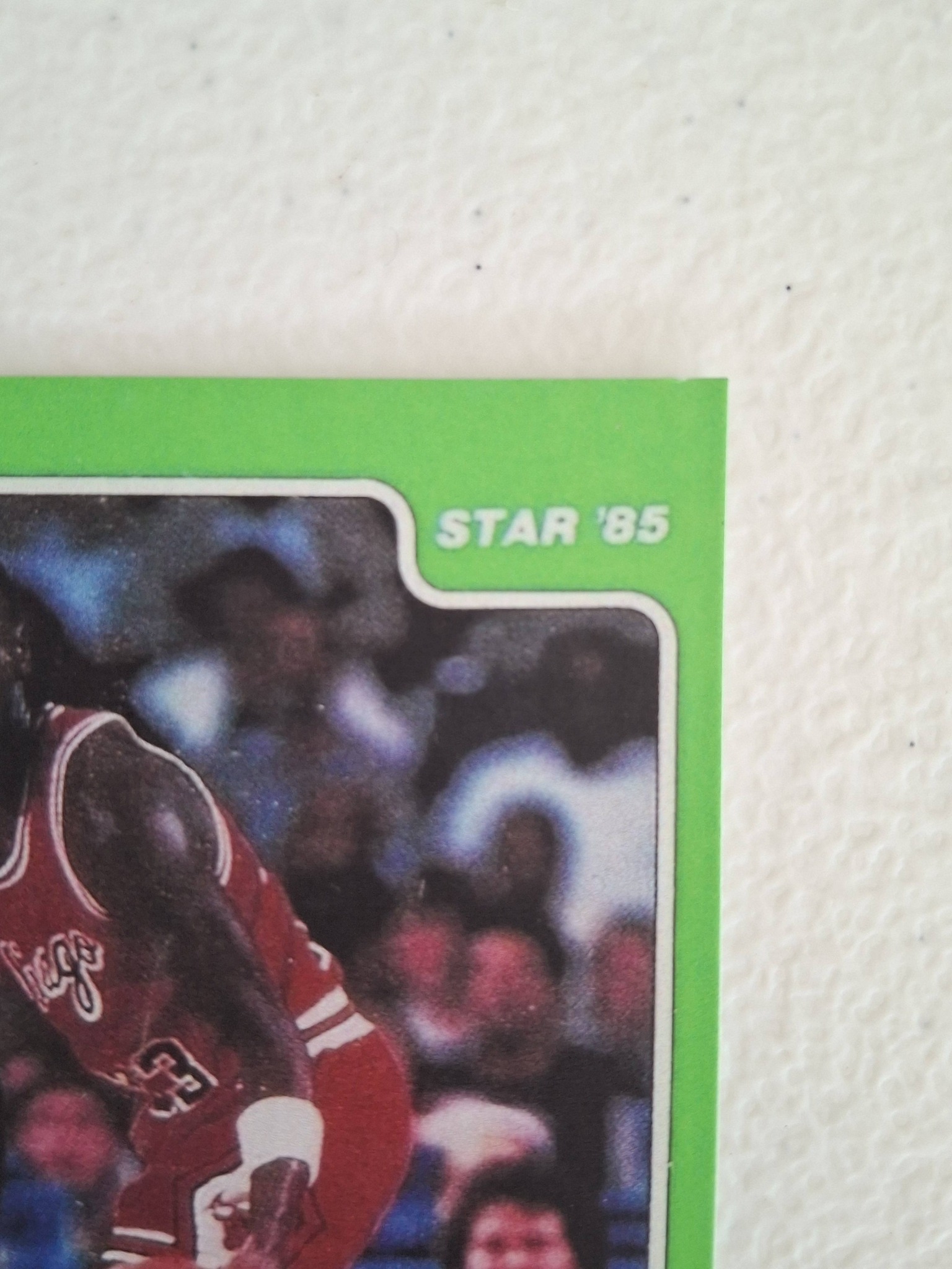 Is this 1985 Star Gatorade Michael Jordan card authentic?