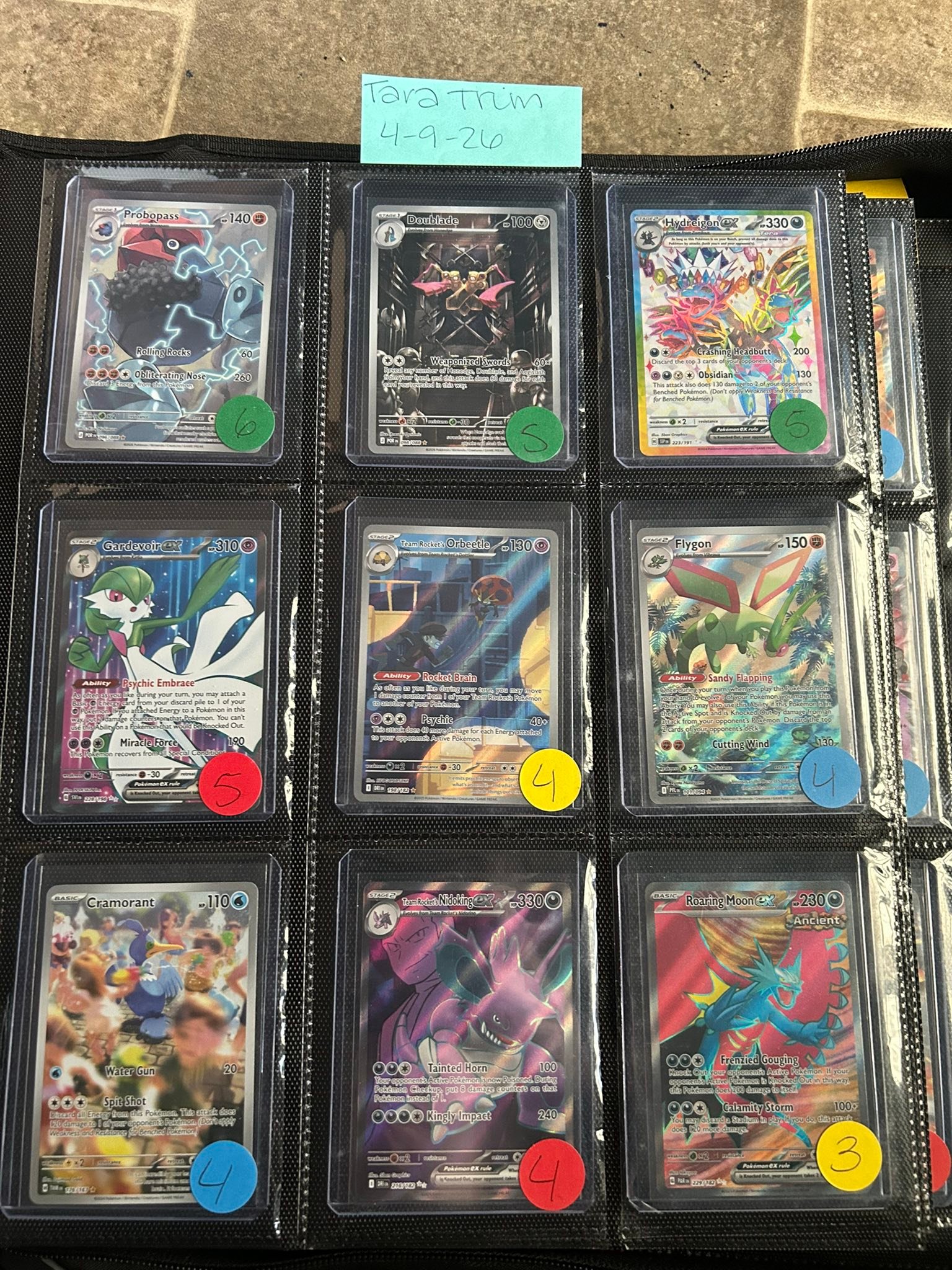 binder full of pokemon cards for sale Large-Capacity 540 Card & TCG it keeps your cards safe from damage Pokemon Trading Card Game: Black