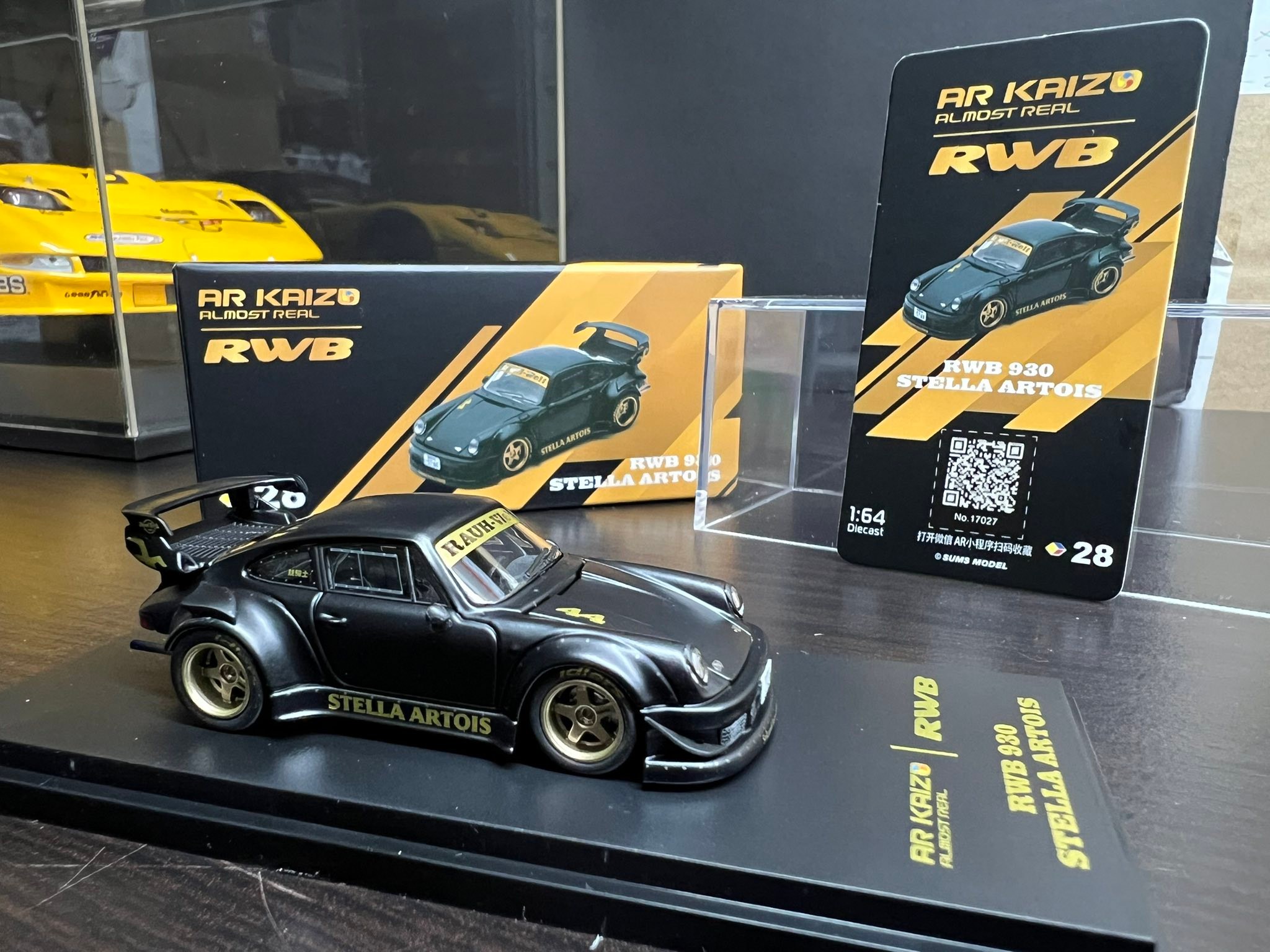 My first AR Kaizo model, 1/64 RWB 930 Stella Artois